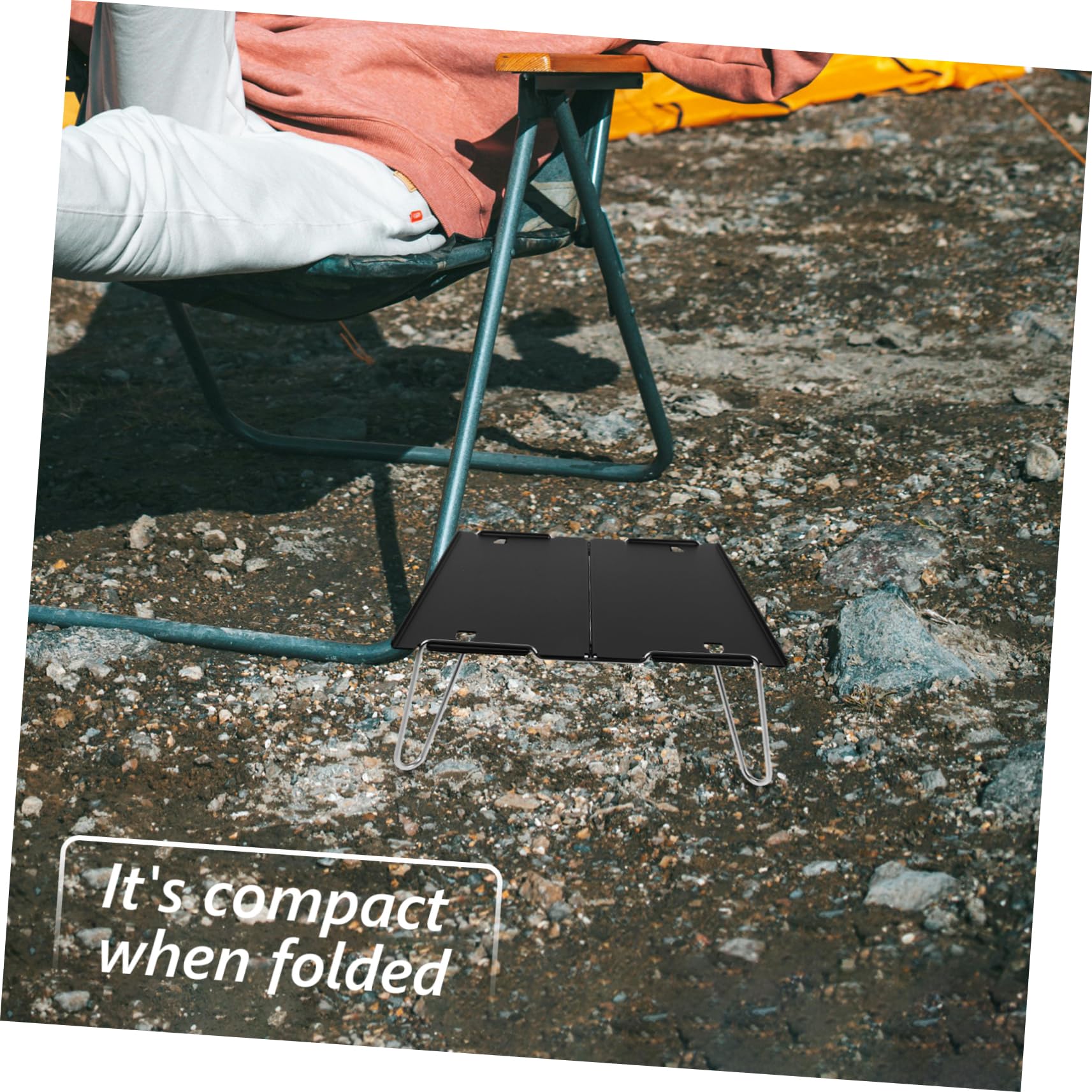 BESPORTBLE Portable Folding Table - Compact Camping Picnic Table, Detachable Lightweight Tea Desk for Outdoor, Travel, Beach & Home Use | Perfect for Camping, Picnics, BBQs & Small Spaces