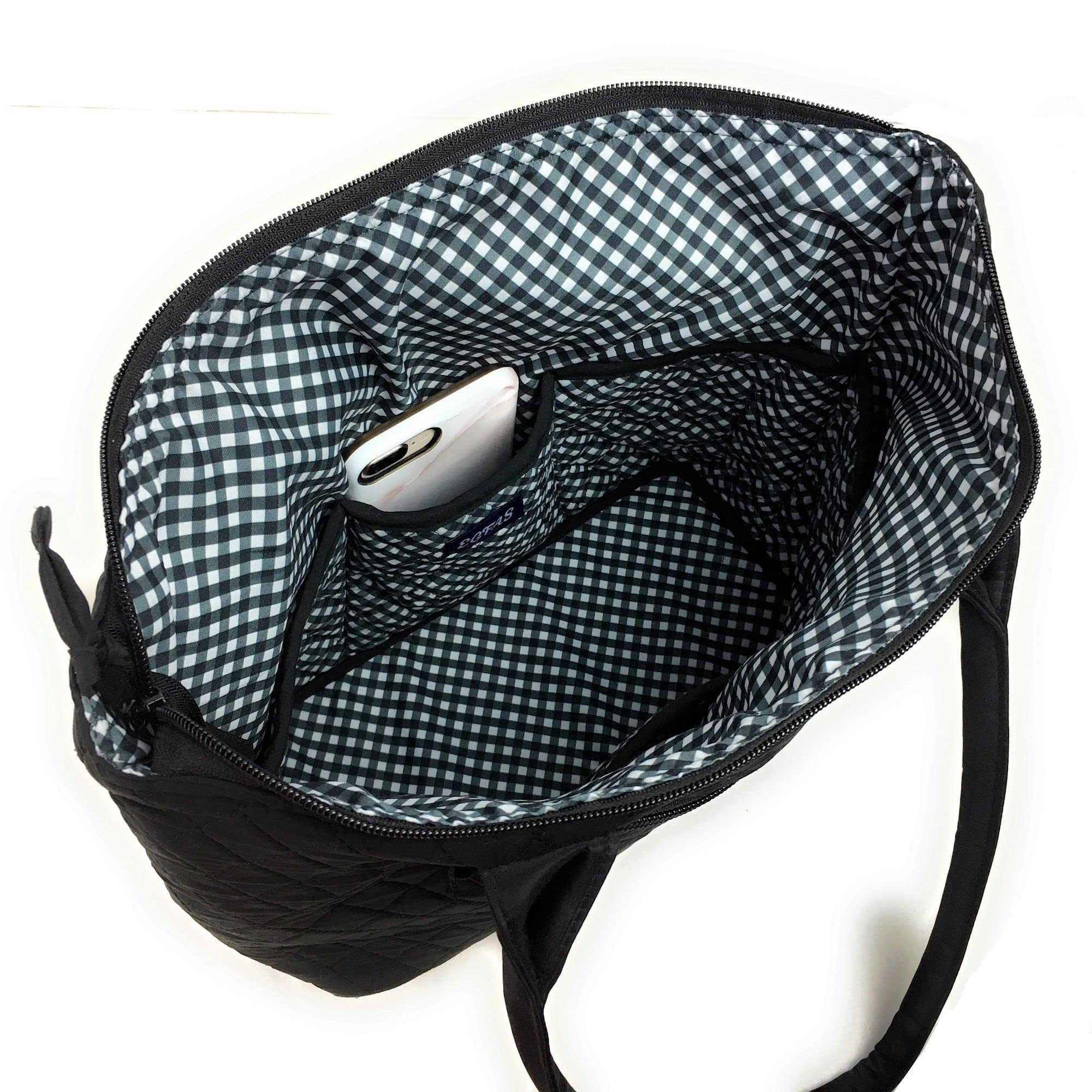 Quilted Shoulder Tote Bag for Women - Stylish Large Capacity Handbag Purse - Perfect for Work, Travel & Shopping