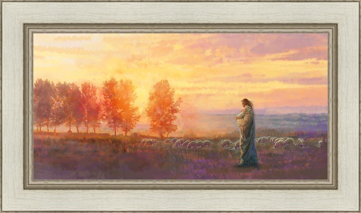 Eventide By Yongsung Kim - Premium Christian Wall Art for Home & Church Decor | Inspirational Bible Verse Canvas Painting | Perfect for Living Room, Bedroom & Worship Spaces