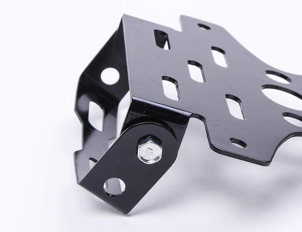 SELVIKE Adjustable Motorcycle Tail Tidy License Plate Holder Bracket - Compatible with Yamaha R15 V3 - Black - Perfect for Street Bikes & Custom Builds