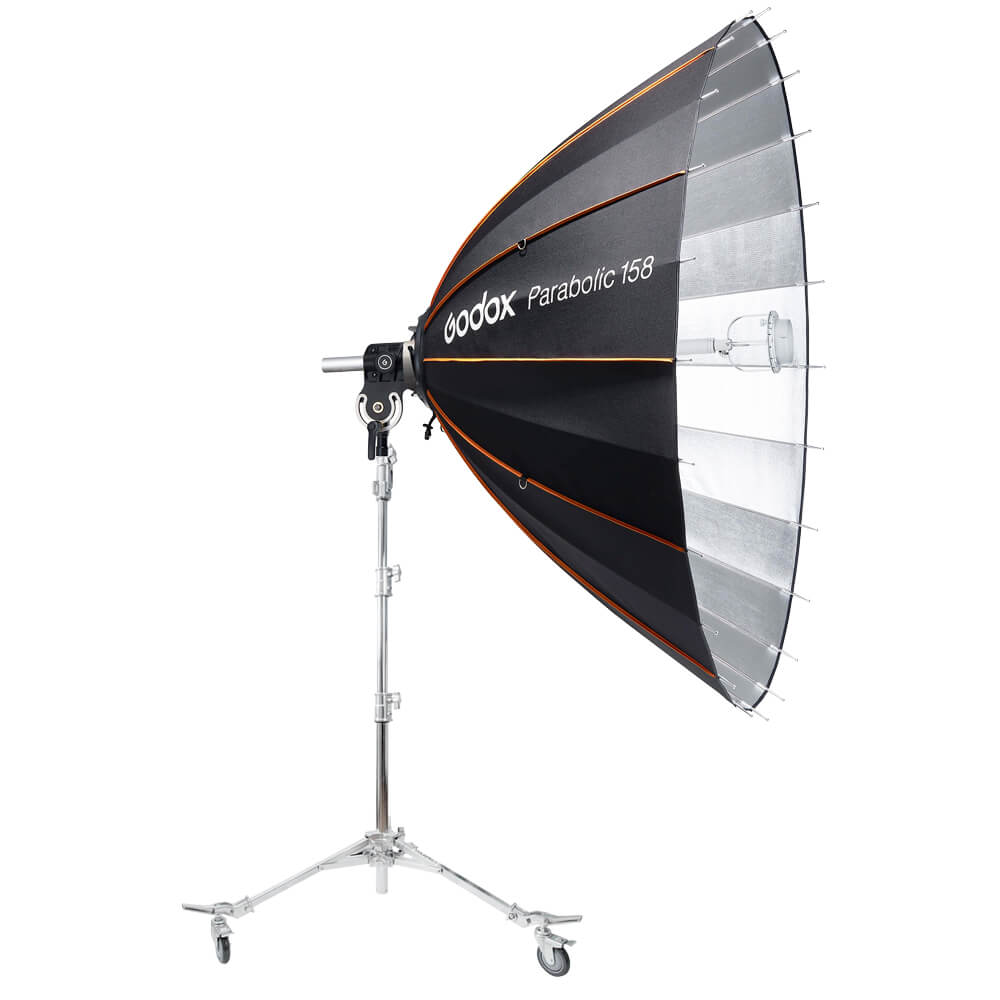 P158 Parabolic Reflector Light Focusing System Complete Kit - Professional Photography & Video Lighting Accessory for Studio, Portrait, and Product Shoots