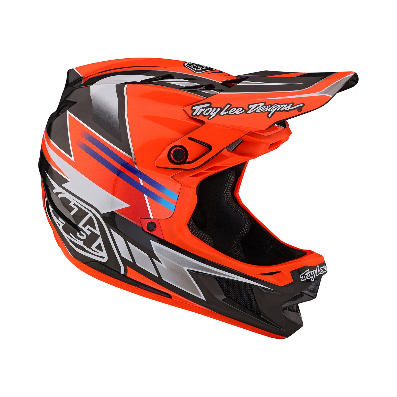 D4 Carbon Fiber Helmet Saber Red - Lightweight Motorcycle Racing Helmet for High-Speed Performance & Safety - Perfect for Track Days, Street Riding & Motorsports Enthusiasts