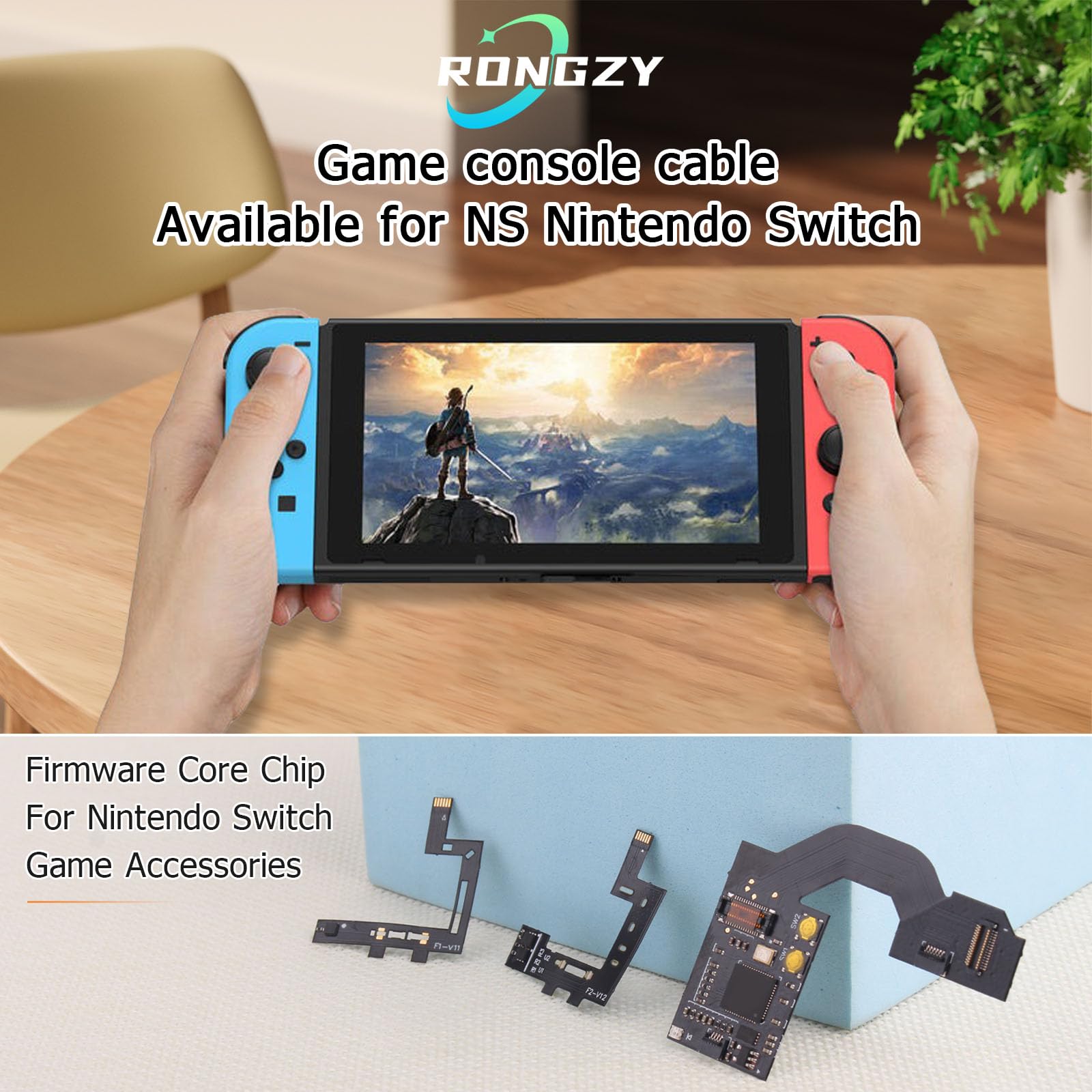 RP2040 Switch Repair CPU Cable for Nintendo Switch Game Console - Replacement Core Chip Flex Cable with Repair Tools | Fix Joy-Con & Console Issues