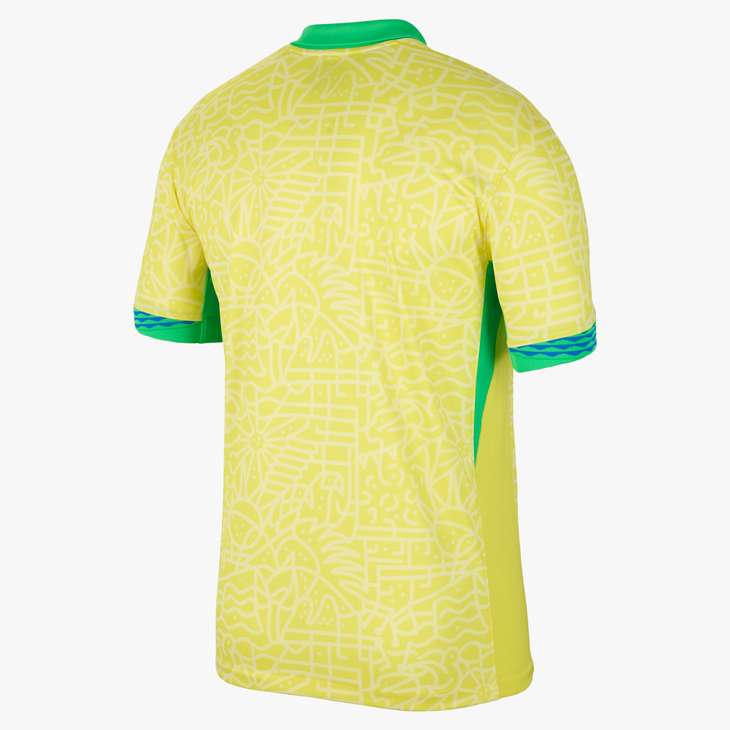 Nike Brazil 2024/25 Home Men's Soccer Jersey - Authentic Football Shirt for Fans & Players - Perfect for Matchdays, Training & Casual Wear