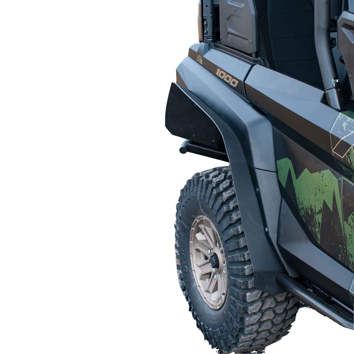 Super Max Coverage Fender Flares for Yamaha Wolverine RMAX4 1000 Models - Heavy Duty UTV Protection for Off-Road Adventures & Mud Riding