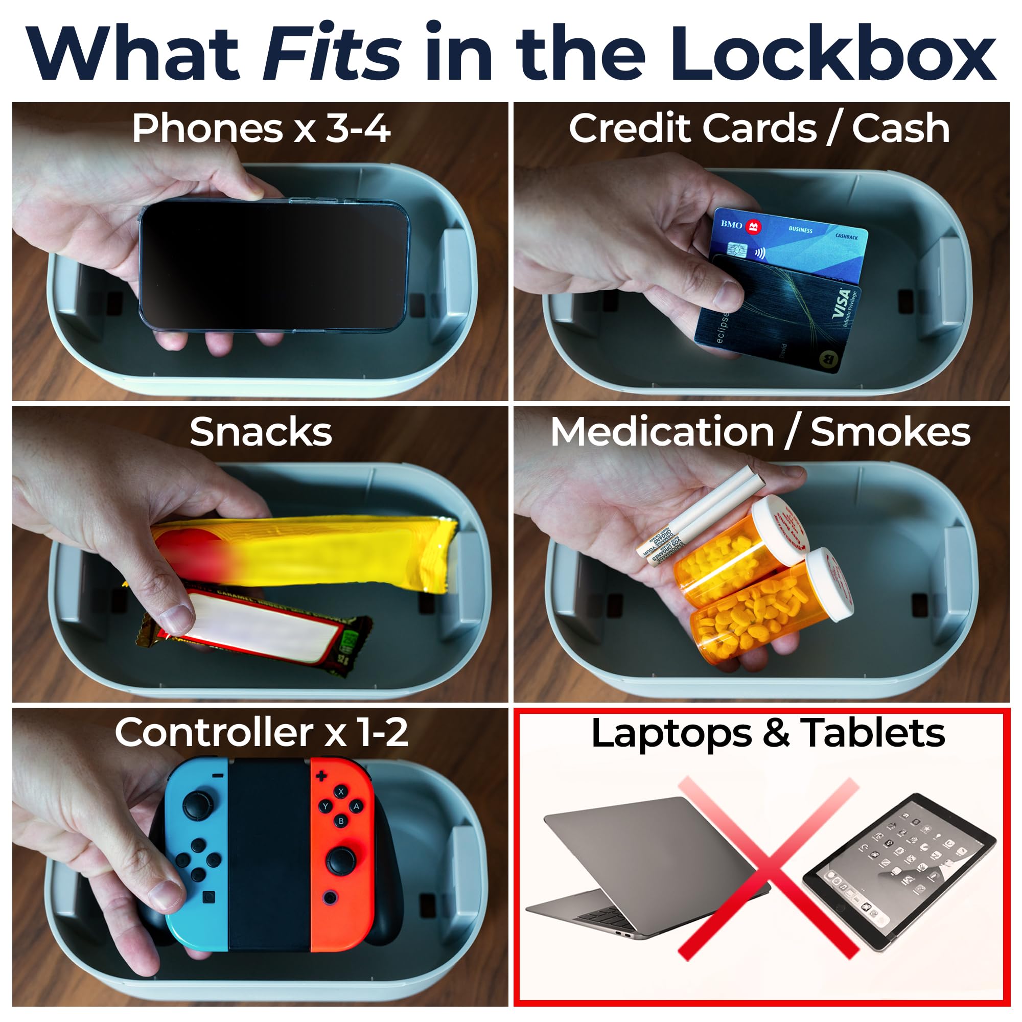 Mindsight Timed Lock Box - Digital Detox for Phones, Video Games & Social Media | Willpower Modes for Snack & Craving Control | Easy to Use Mental Wellness Tool | Perfect for Focus, Productivity & Self-Care Routines at Home or Office