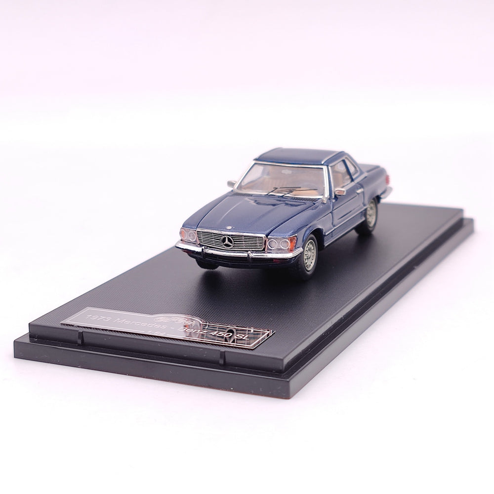 1:64 Mercedes Benz 450 SL Roadster Diecast Model Car - 1973 European & American Version - Limited Edition Collectible Toy for Adults - Perfect for Display, Gifts, and Car Enthusiast Collections
