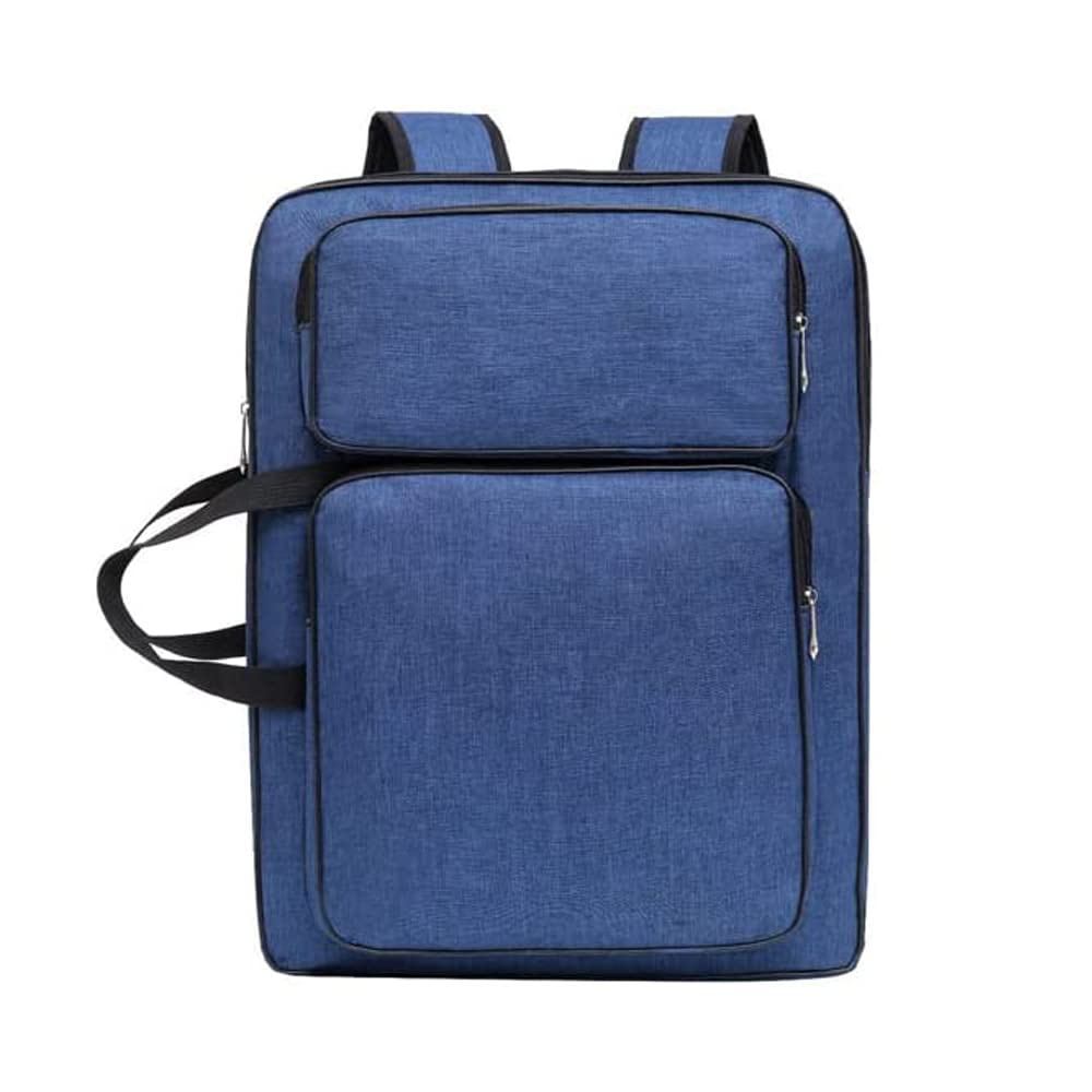 ITODA A3 Art Portfolio Carry Case Bag - Artist Drawing Board Storage Tote for Sketch Easel Paper, Palette, Brushes & Pencils | Portable Handheld Shoulder Box for Painting Supplies | Perfect for Art Classes, Studio Work & Outdoor Sketching