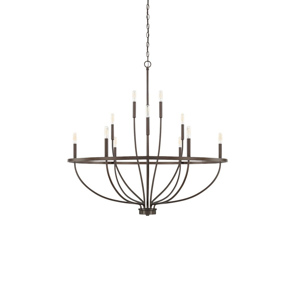 Maxwell Chandelier - Modern Crystal Ceiling Light Fixture for Dining Room & Living Room | Elegant Lighting for Home Decor & Interior Design