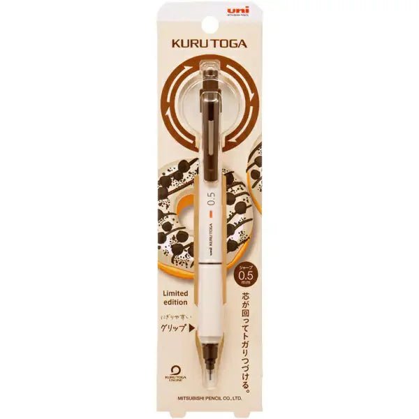 Limited Edition Kuru Toga KS Mechanical Pencil - Uni Mitsubishi Donut Color Collection | Perfect for Writing, Note-Taking & Sketching