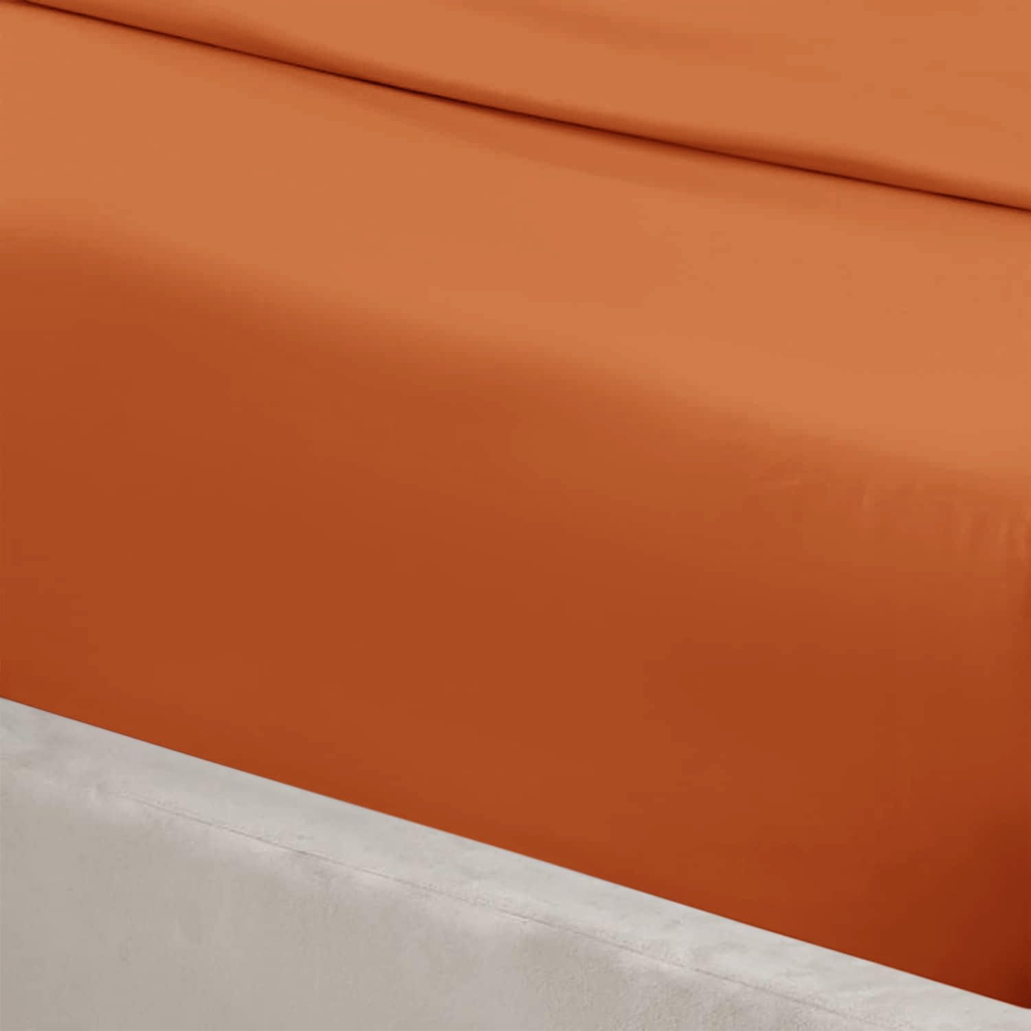 IR Imperial Rooms Queen Size Fitted Sheet - 16 Inch Deep Pocket, Premium 1800 Soft Microfiber, Shrink & Fade Resistant, All-Around Elastic (Rust) - Perfect for Guest Rooms, Vacation Homes & Dorm Rooms