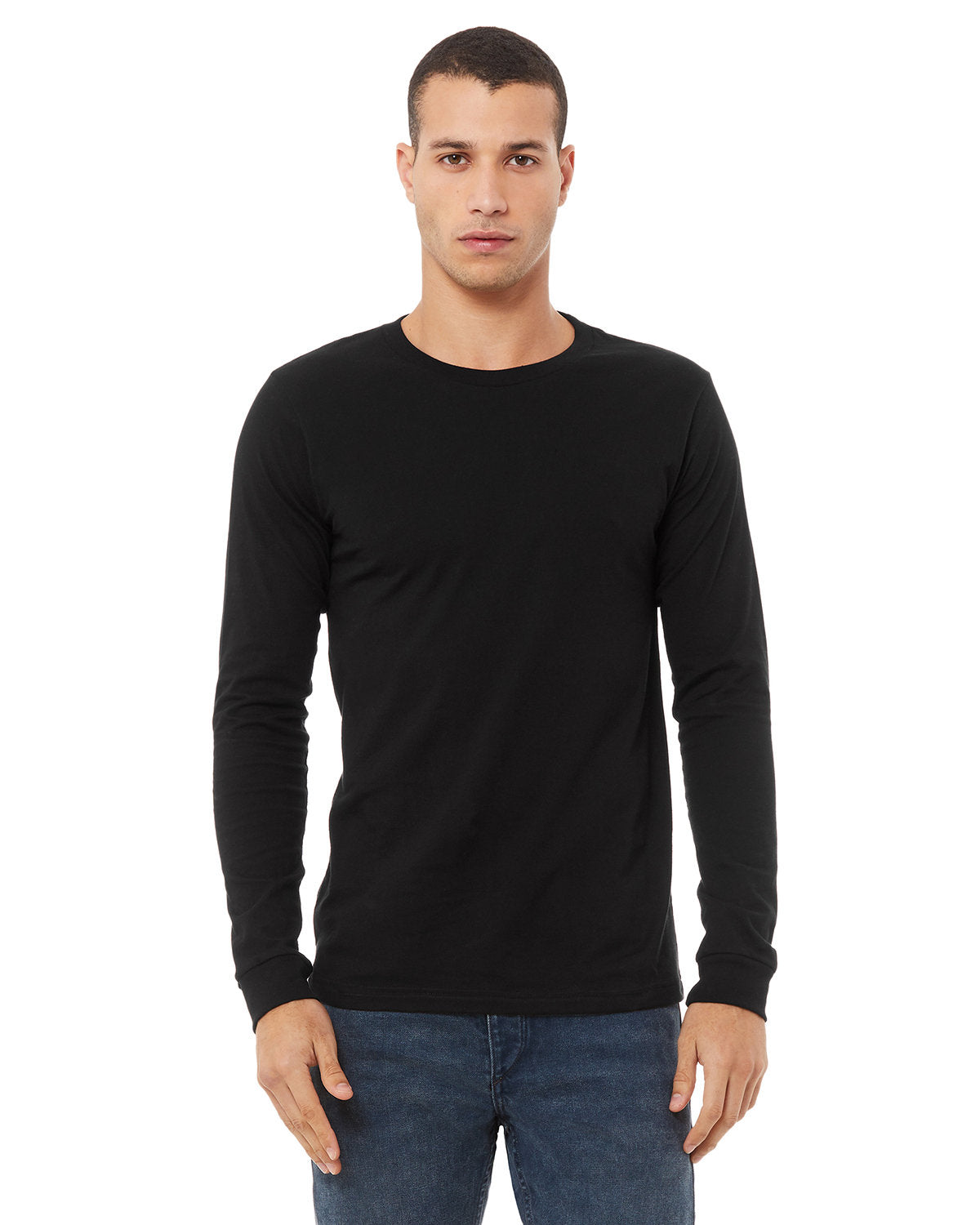 Bella + Canvas 3501 Unisex Jersey Long Sleeve T-Shirt - Soft Cotton Crewneck Tee for Men & Women - Perfect for Casual Wear, Layering, and Everyday Comfort