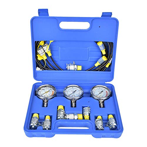 Hydraulic Pressure Tester Kit - Portable Oil Media Pressure Test Tool with Accessories for Steel Mills | Industrial Equipment Testing & Maintenance