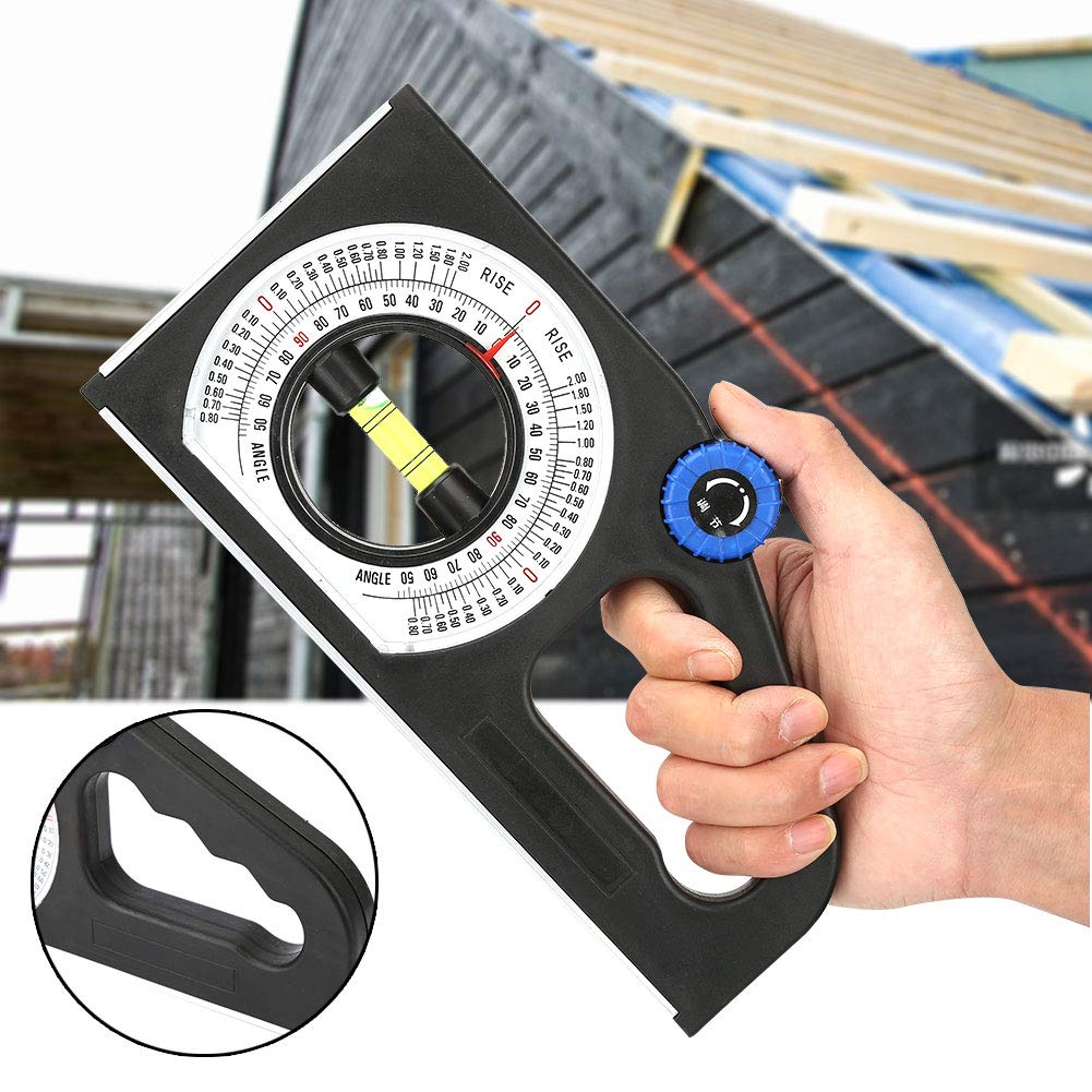 Professional Engineering Inclinometer - Universal Slope Measuring Ruler & Multifunction Angle Meter Gauge Tool for Construction, Carpentry & DIY Projects | Perfect for Home Improvement and Industrial Applications