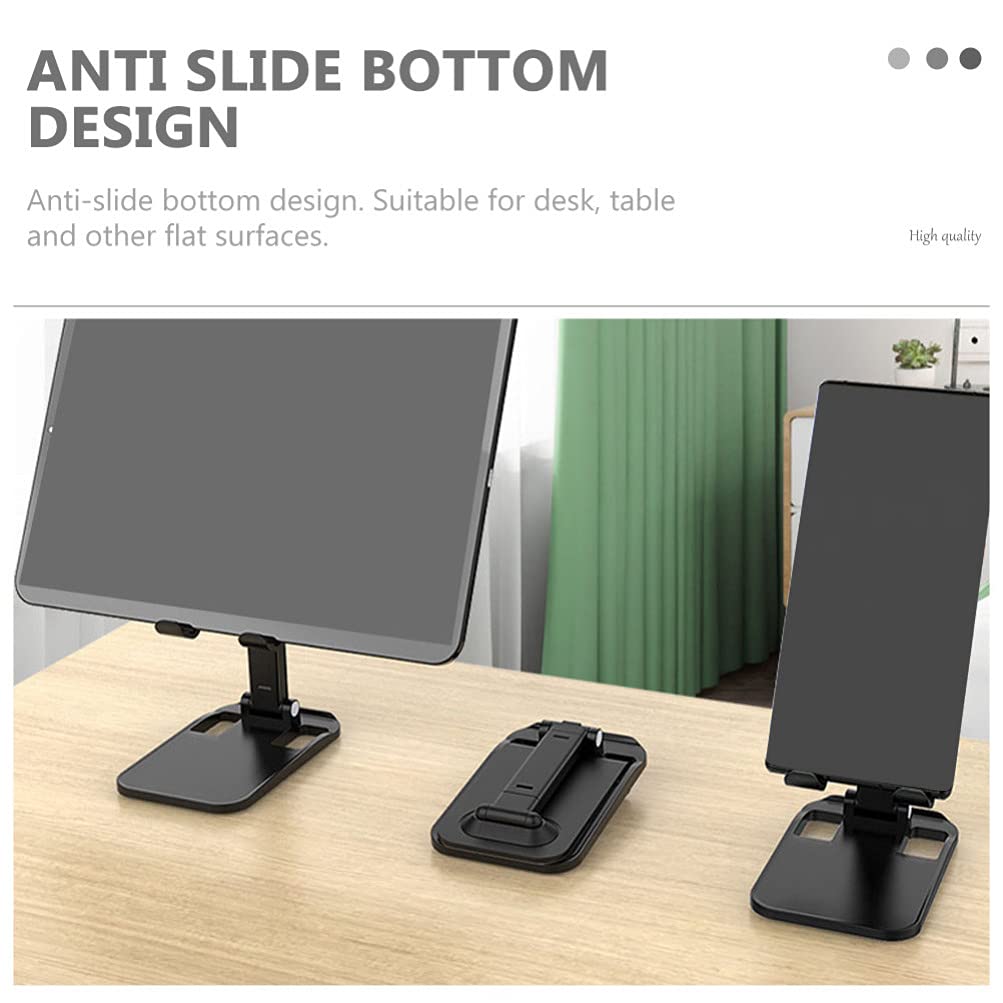 1Pc Aluminum Foldable Phone Stand - Adjustable Mobile Phone Holder for Desk, Bed, Office, and Home Decor, Perfect for Watching Videos and Video Calls