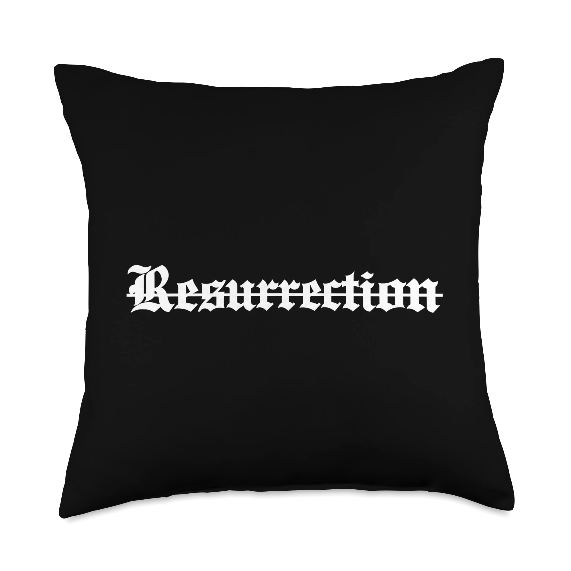 Okkult Soft Goth Style Aesthetic Resurrection Occult Throw Pillow - 18x18 Inches, Multicolor Gothic Decor for Punk Grunge Bedroom, Living Room & Halloween Decorations