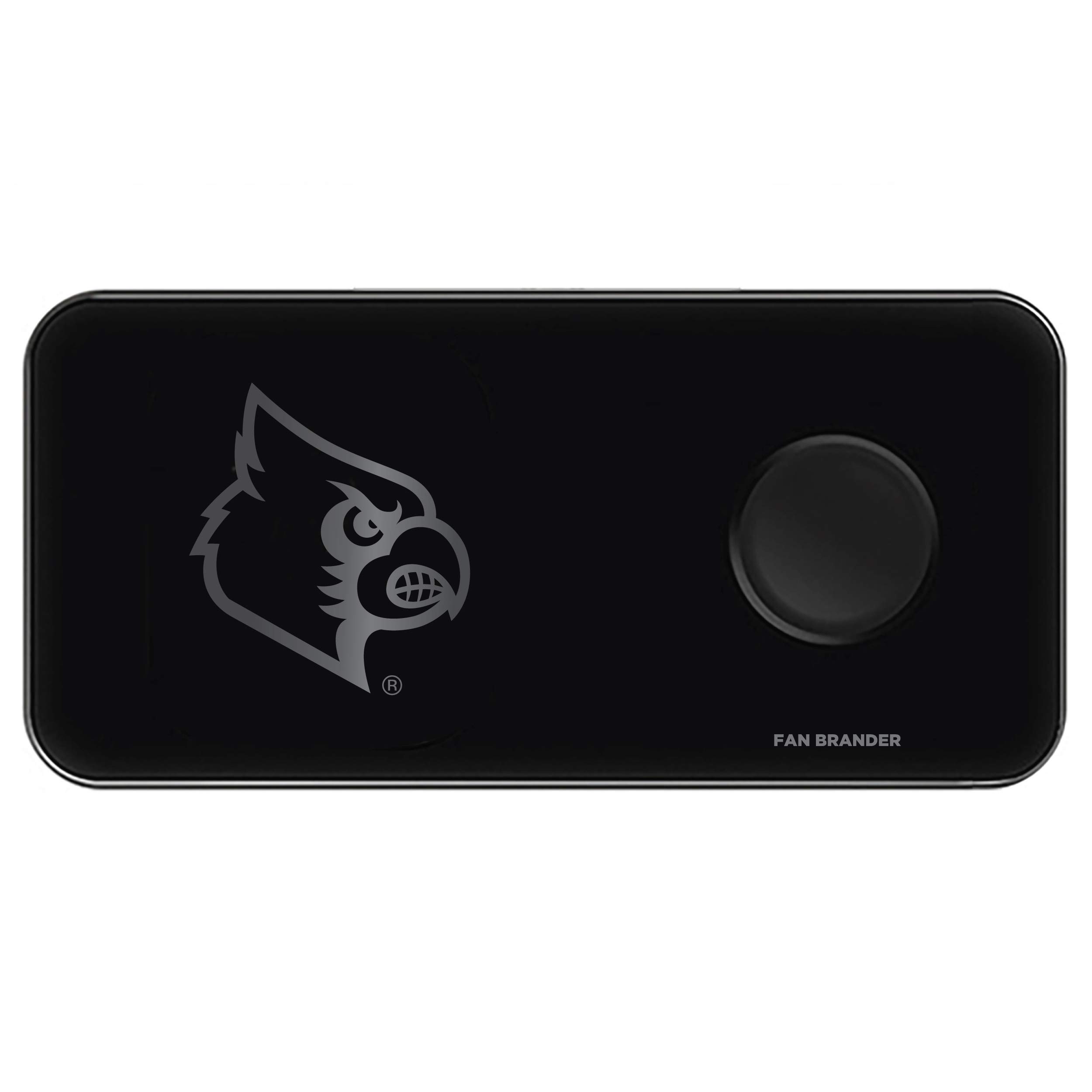 NCAA 3-in-1 Wireless Charger with Laser Etched Logo - Perfect for Office & Home
