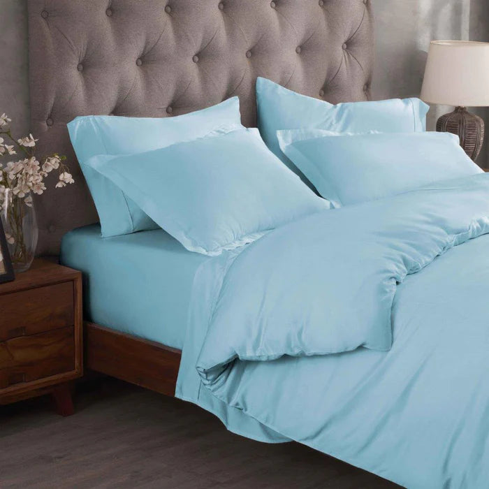 Premium 300 Thread Count Modal Duvet Cover Set - Soft & Breathable Beechwood Fabric - Perfect for Bedroom, Hotel, and Guest Room Comfort