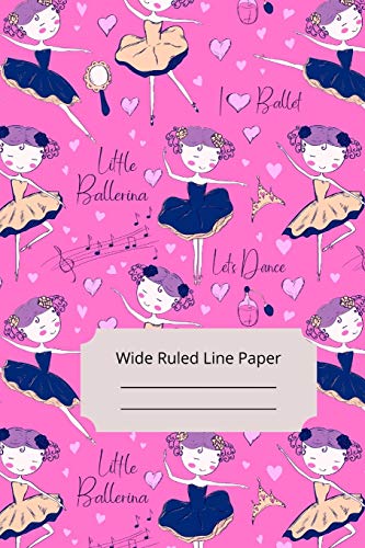 Dancing Art & Silhouette Themed Wide Ruled Notebook Paper - Perfect for Journaling, Sketching & Creative Writing
