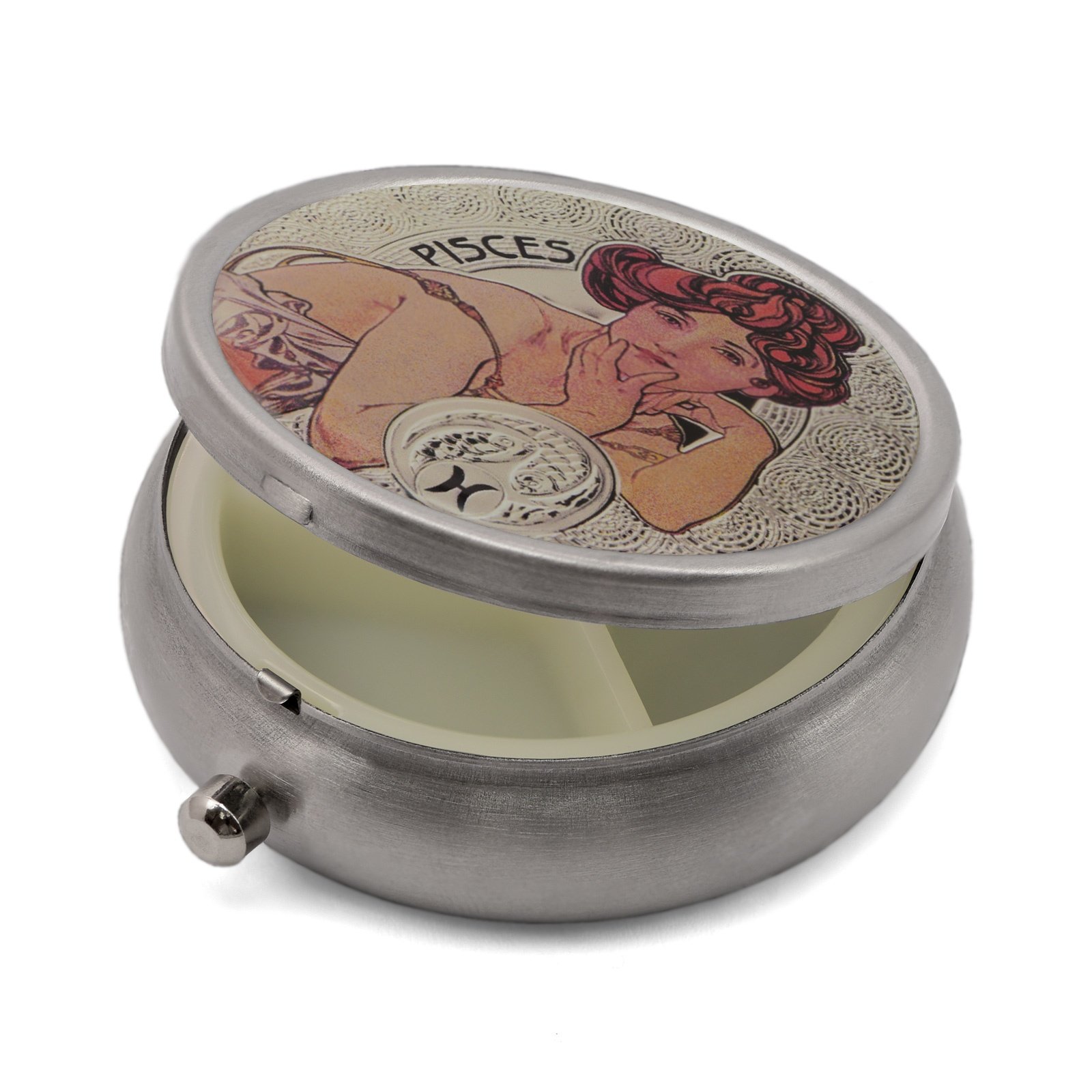 Portable Animal Design Compact Mirror with Stainless Steel Frame & Gift Box - Pocket Makeup Mirror for Travel, Home, and On-the-Go Touch Ups