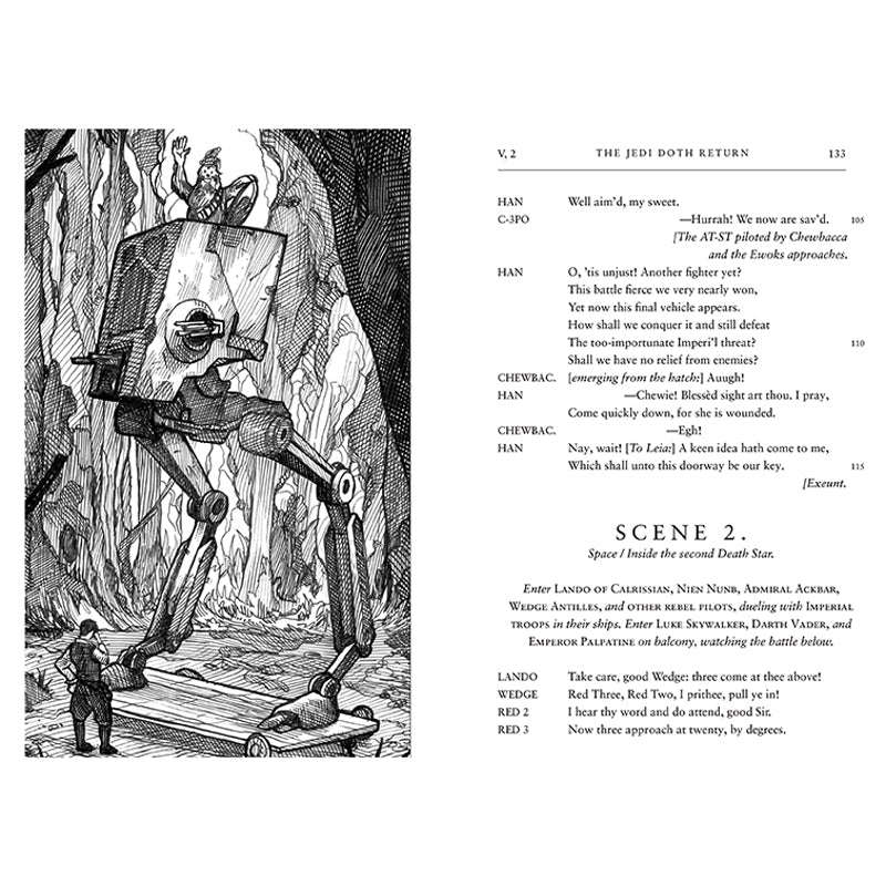 William Shakespeare's The Jedi Doth Return: Star Wars Part VI - Classic Shakespearean Star Wars Novel for Sci-Fi & Literature Fans - Perfect for Gifts & Collectors