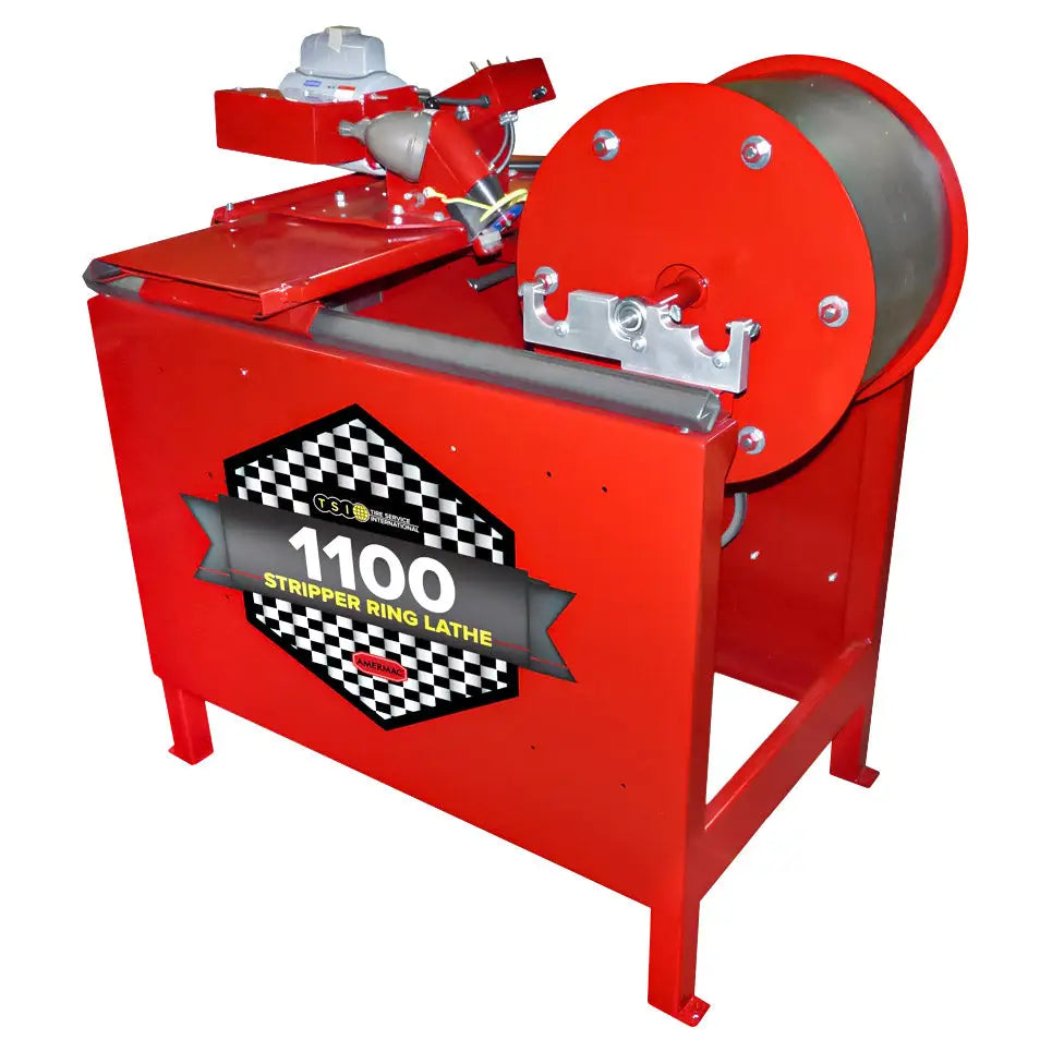 Amermac 1100 Stripper Ring Lathe - Heavy Duty Steel Industry Machine for Pipe Threading & Metal Fabrication | Perfect for Industrial Manufacturing & Workshop Use