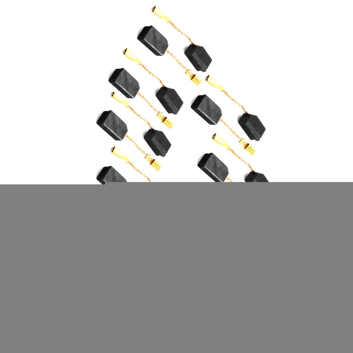 20 Pcs 14mm x 8mm x 6mm Carbon Brushes for Electric Motors - Compatible with Grinders, Power Tools & Fan Motors - Durable Replacement Parts for DIY & Industrial Use