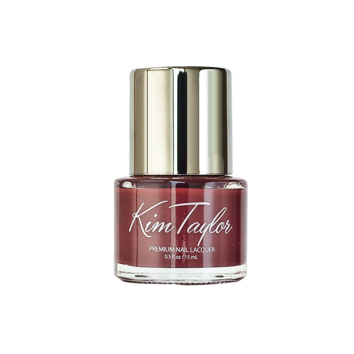 Kim Taylor MARSALA Nail Polish - Long Lasting Vegan & Cruelty-Free Nail Enamel for Salon-Quality Manicures at Home | Perfect for Parties, Weddings & Everyday Wear