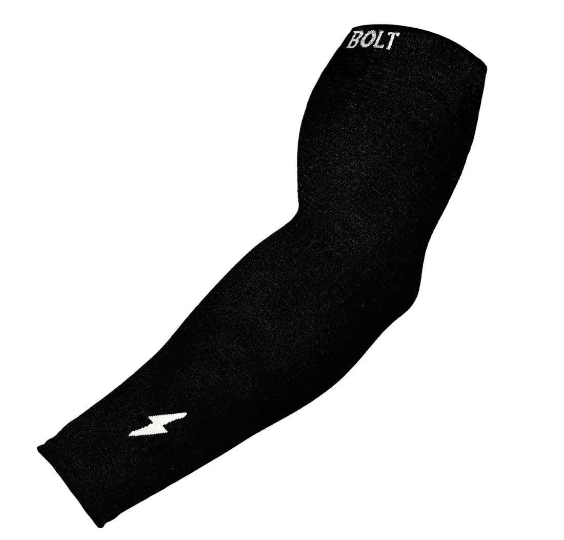 Bruce Bolt Graduated Compression Full Arm Sleeve for Baseball & Basketball - Improve Circulation & Reduce Muscle Fatigue During Sports & Workouts