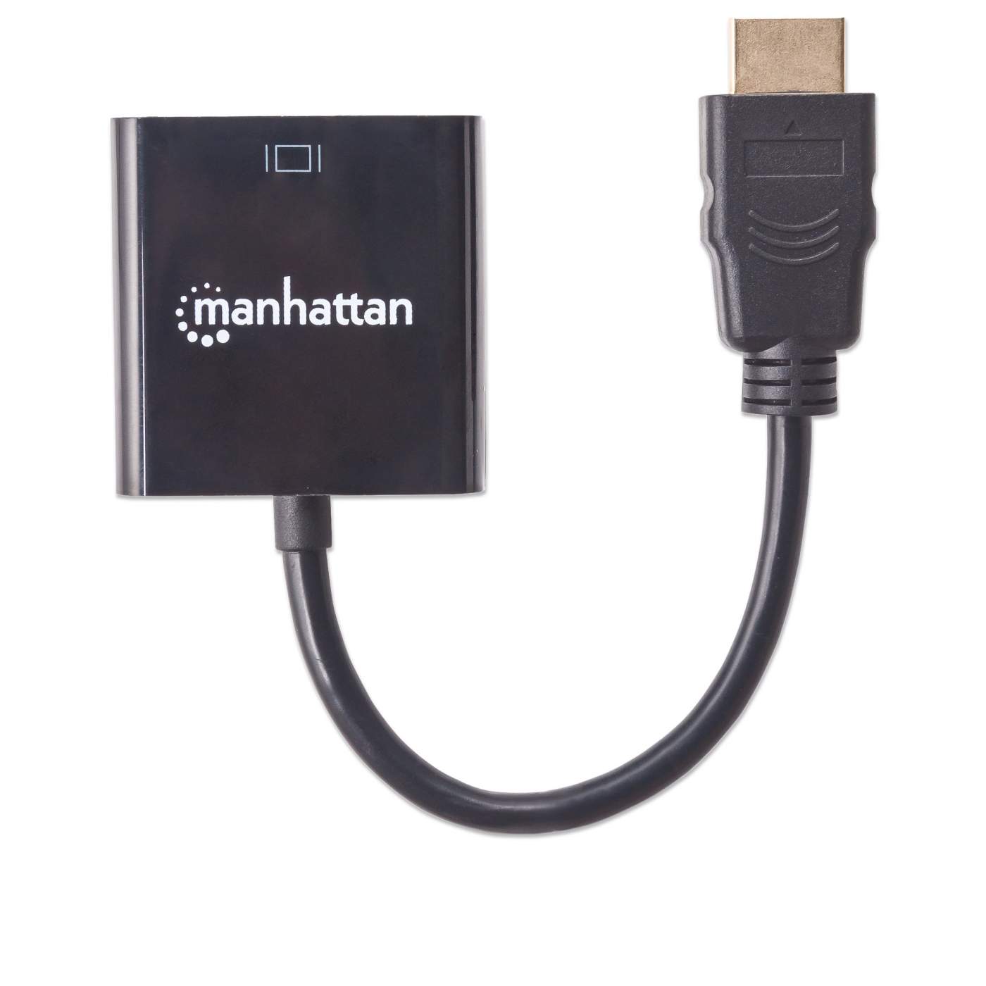 HDMI to VGA Adapter Converter - 1080P Full HD Video Audio Cable for PC Laptop Monitor Projector - Connect HDMI Devices to VGA Displays for Home Office Entertainment Setup