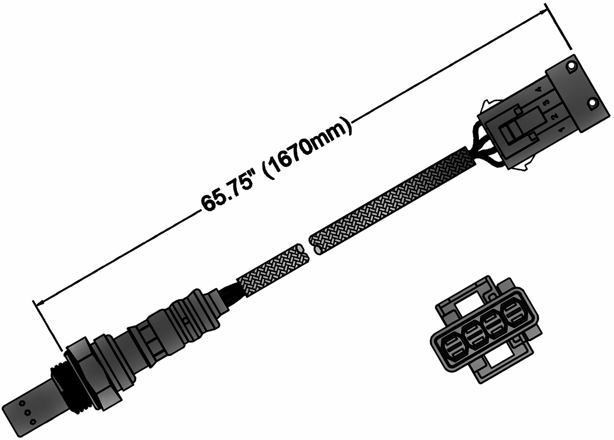 ACDelco Professional 213-1449 Heated Oxygen Sensor - Compatible with GM Vehicles - Improves Fuel Efficiency & Engine Performance - Perfect for Engine Tuning & Emissions Testing