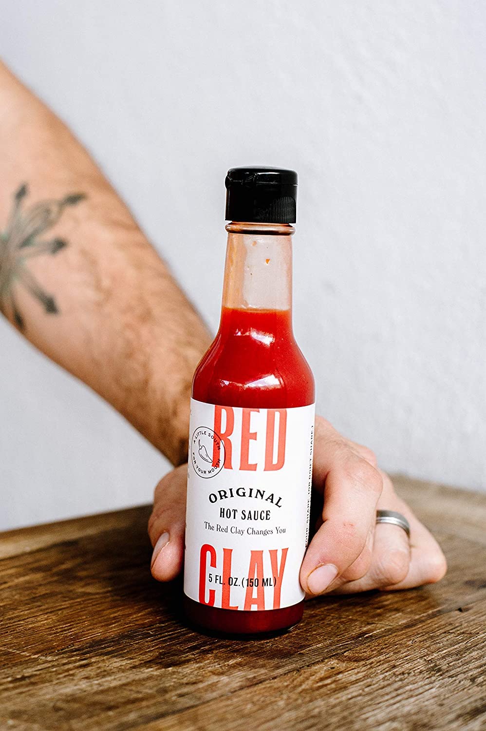 Red Clay Hot Sauce Original Southern Style - Gluten Free, Sugar Free, Keto Friendly Condiment & Marinade | Sustainably Sourced Mild Heat Hot Sauce | Made in USA 5oz 2-Pack | Perfect for Wings, Tacos, BBQ & Cooking