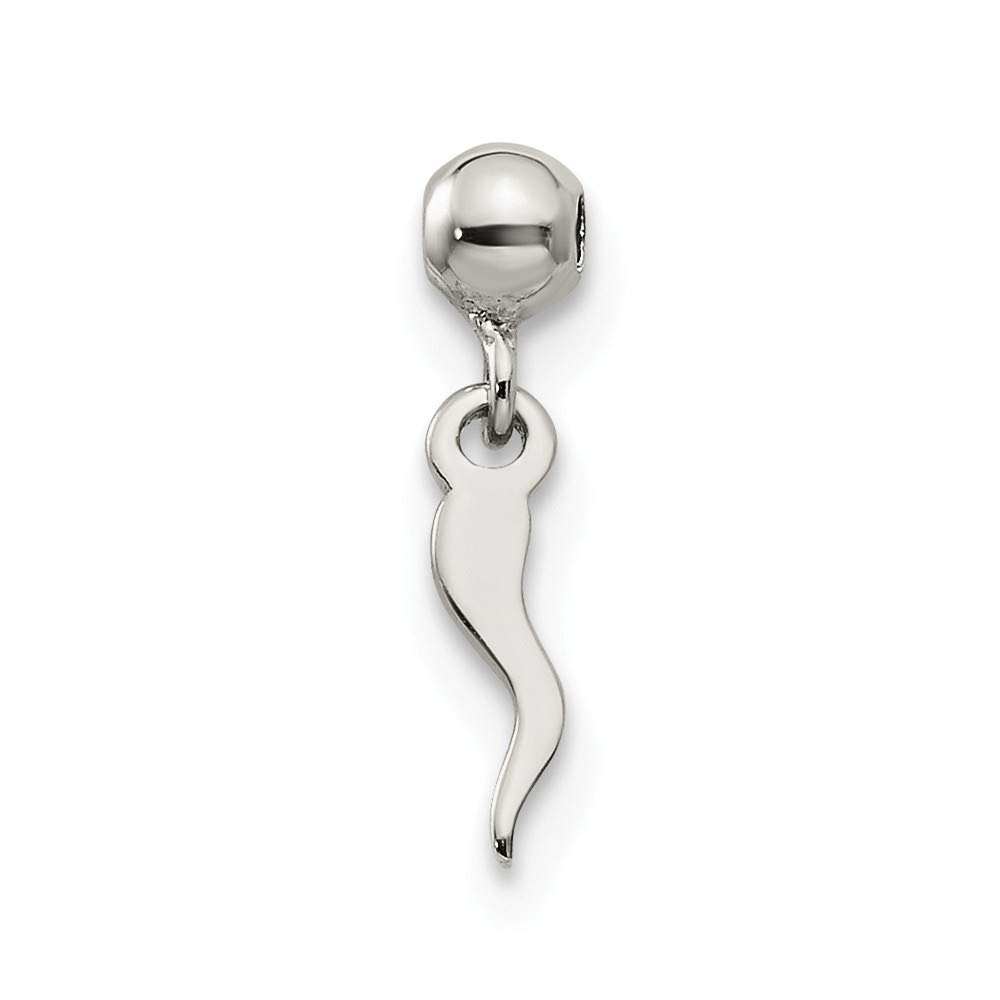 Sterling Silver Mio Memento Dangle Hand Charm Pendant - Elegant Jewelry Gift for Women, Perfect for Anniversaries, Birthdays & Special Occasions