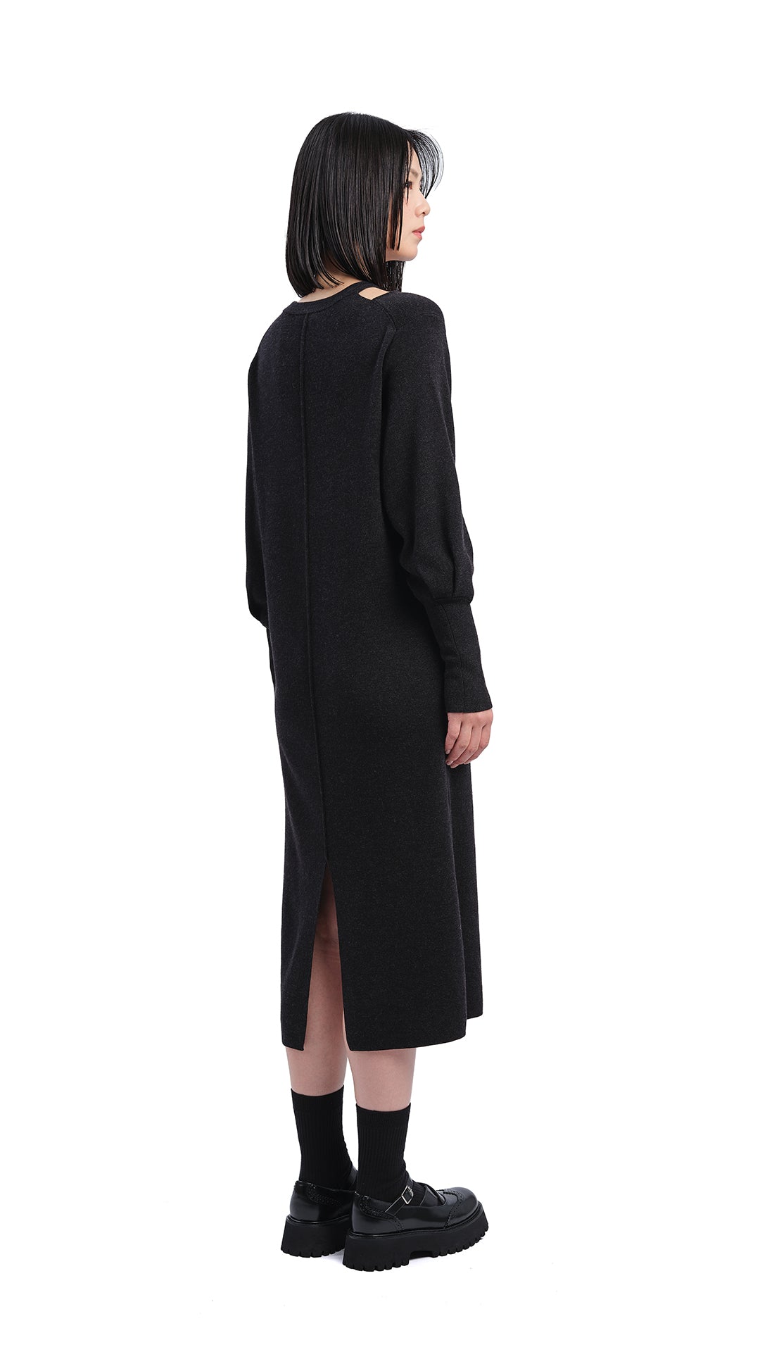 Biella Wool Knit Dress for Women - Soft & Warm Winter Dress - Perfect for Office, Parties & Holiday Outfits