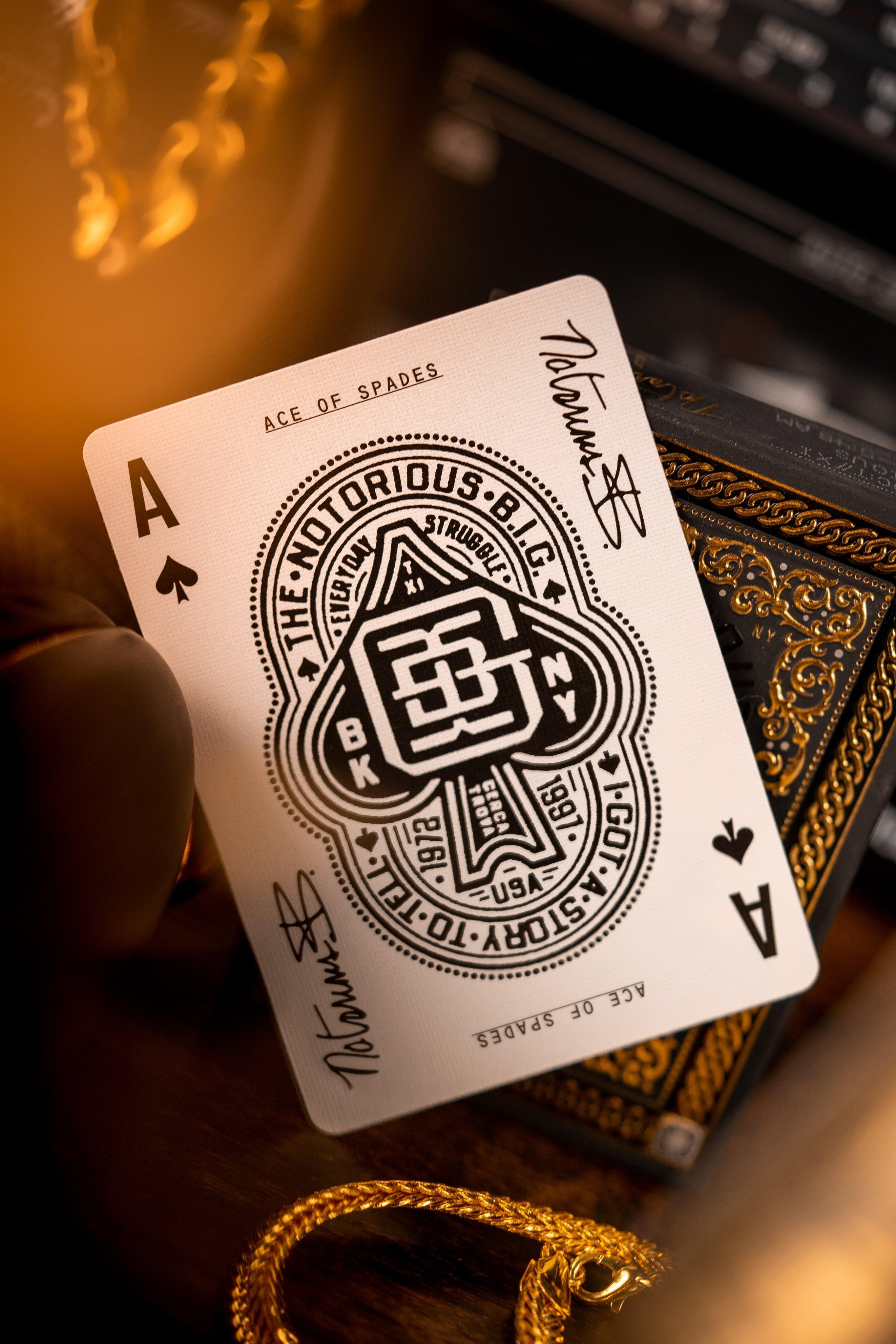 Premium Notorious B.I.G. Playing Cards by Theory11 - Collector's Edition Deck for Poker, Magic Tricks & Card Games