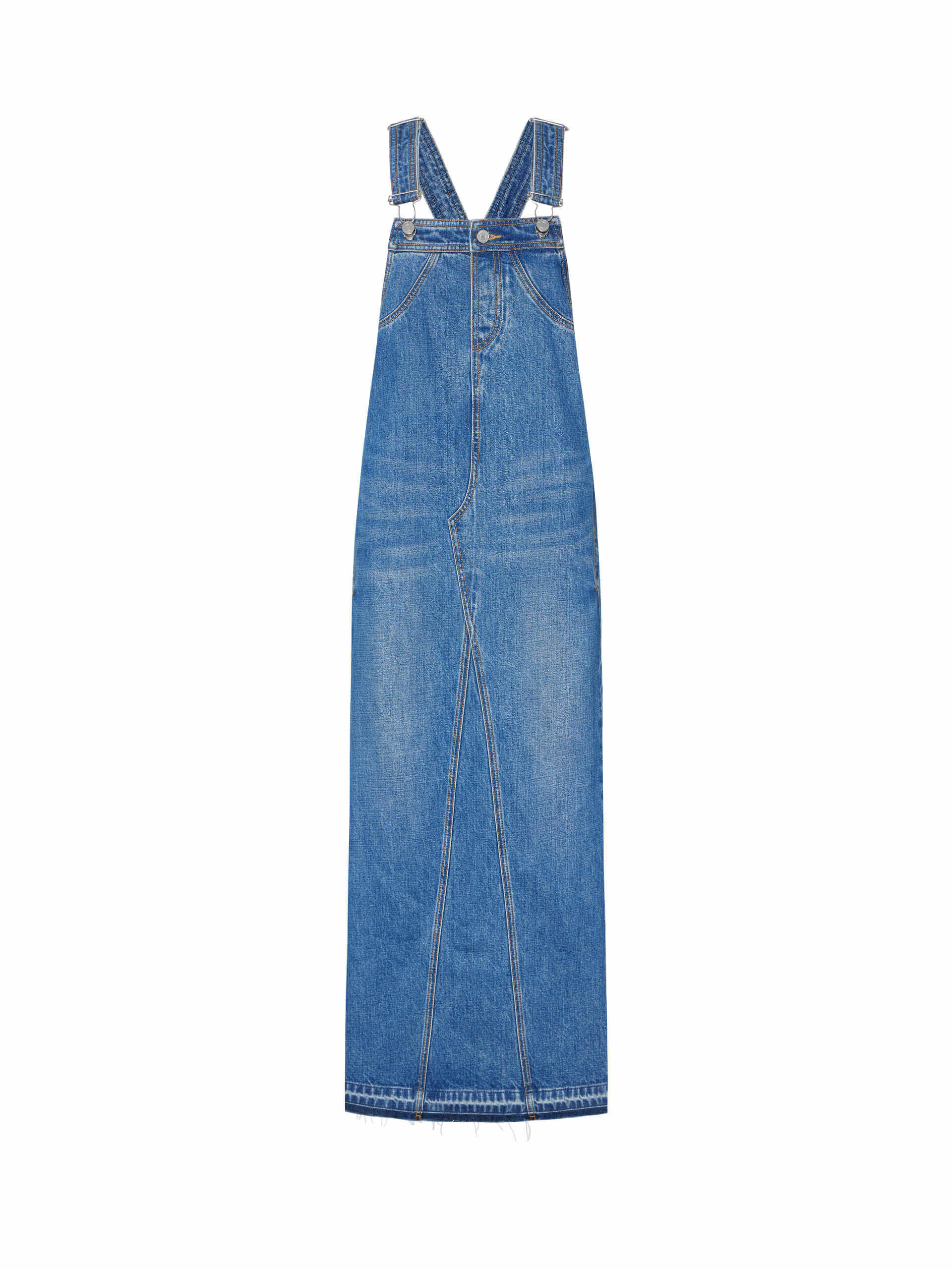 Stylish Back Slit Denim Dress for Women - Trendy High Waist A-Line Jean Dress - Perfect for Casual Outings, Date Nights & Summer Parties