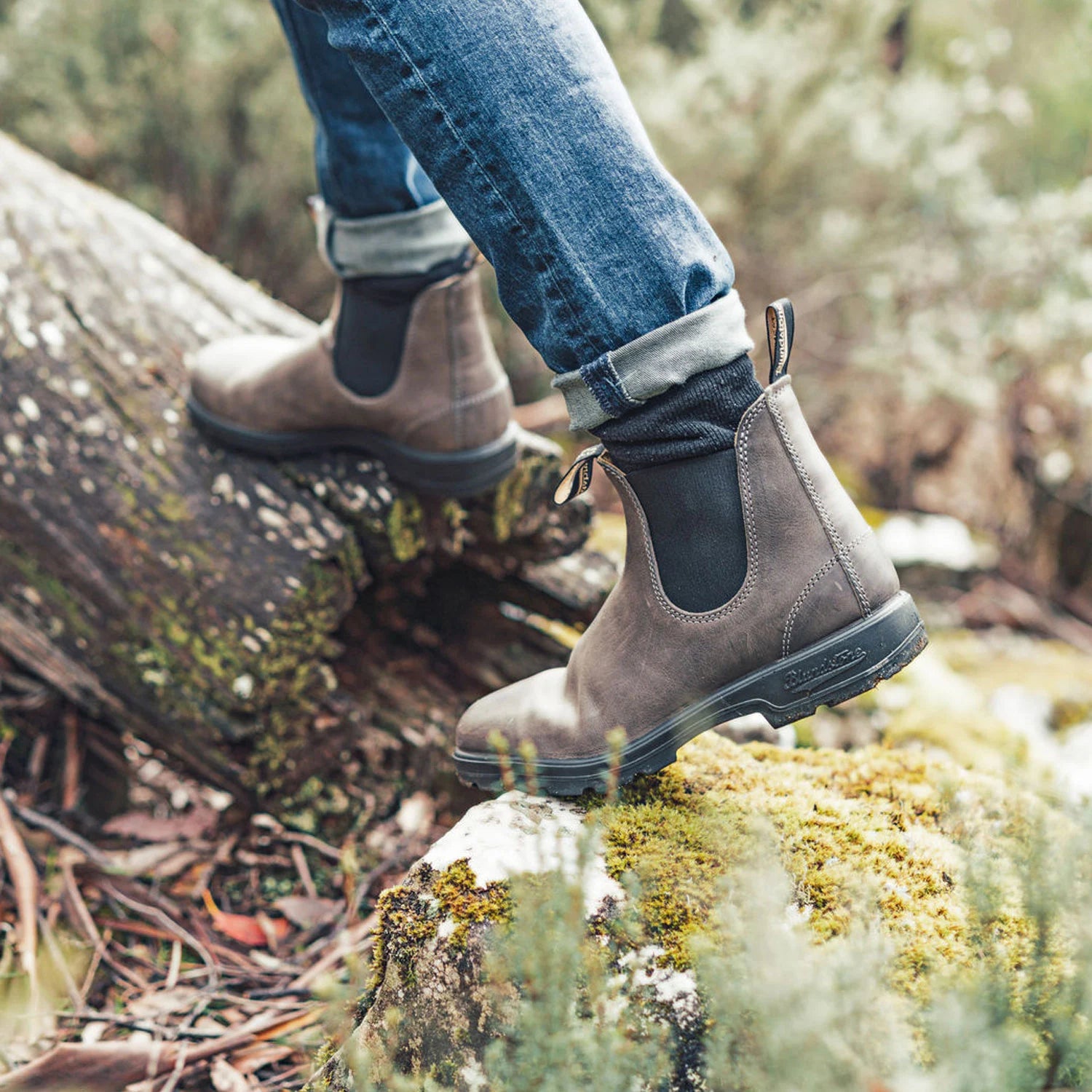 Blundstone 1469 Classic Chelsea Boots - Steel Grey Leather Work Boots for Men & Women | Durable & Comfortable for Outdoor, Work & Casual Wear