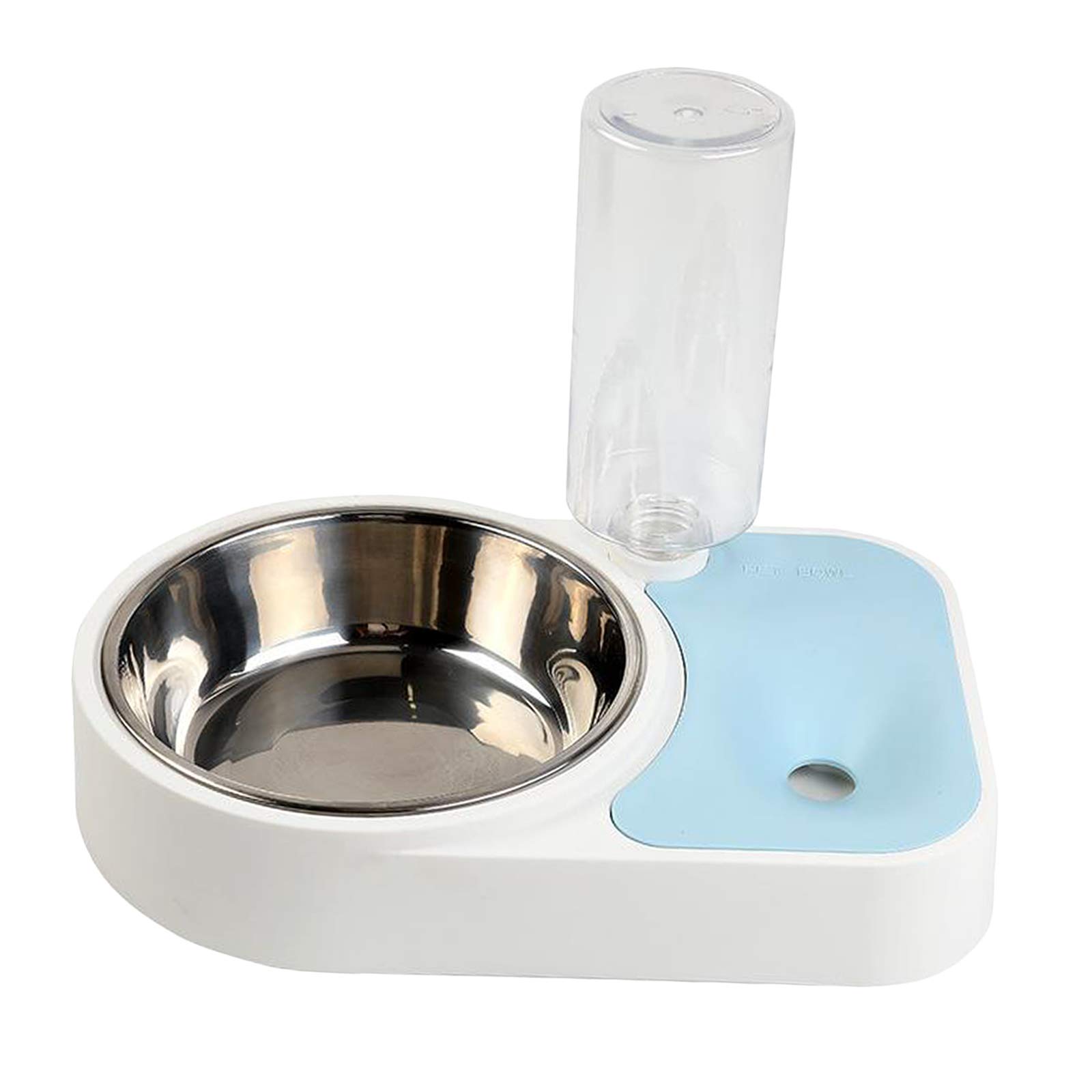 Automatic Pet Water & Food Bowl Set - SECRET DESIRE Dog Cat Bowls with Water Bottle (Blue) | Perfect for Home, Travel & Outdoor Use