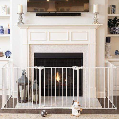Qdos Construct A SafeGate - Durable Safety Gate for Kids and Pets - Perfect for Stairs, Doorways, and Hallways - Childproof Your Home with Ease