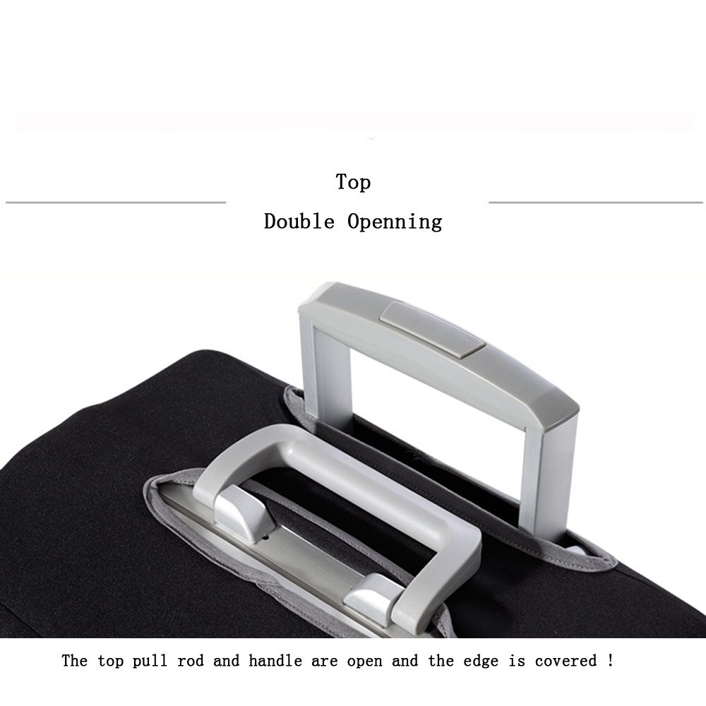 Elastic Spandex Suitcase Cover - Durable Luggage Protector Bag for Travel - Perfect for Airplane, Train & Cruise Trips