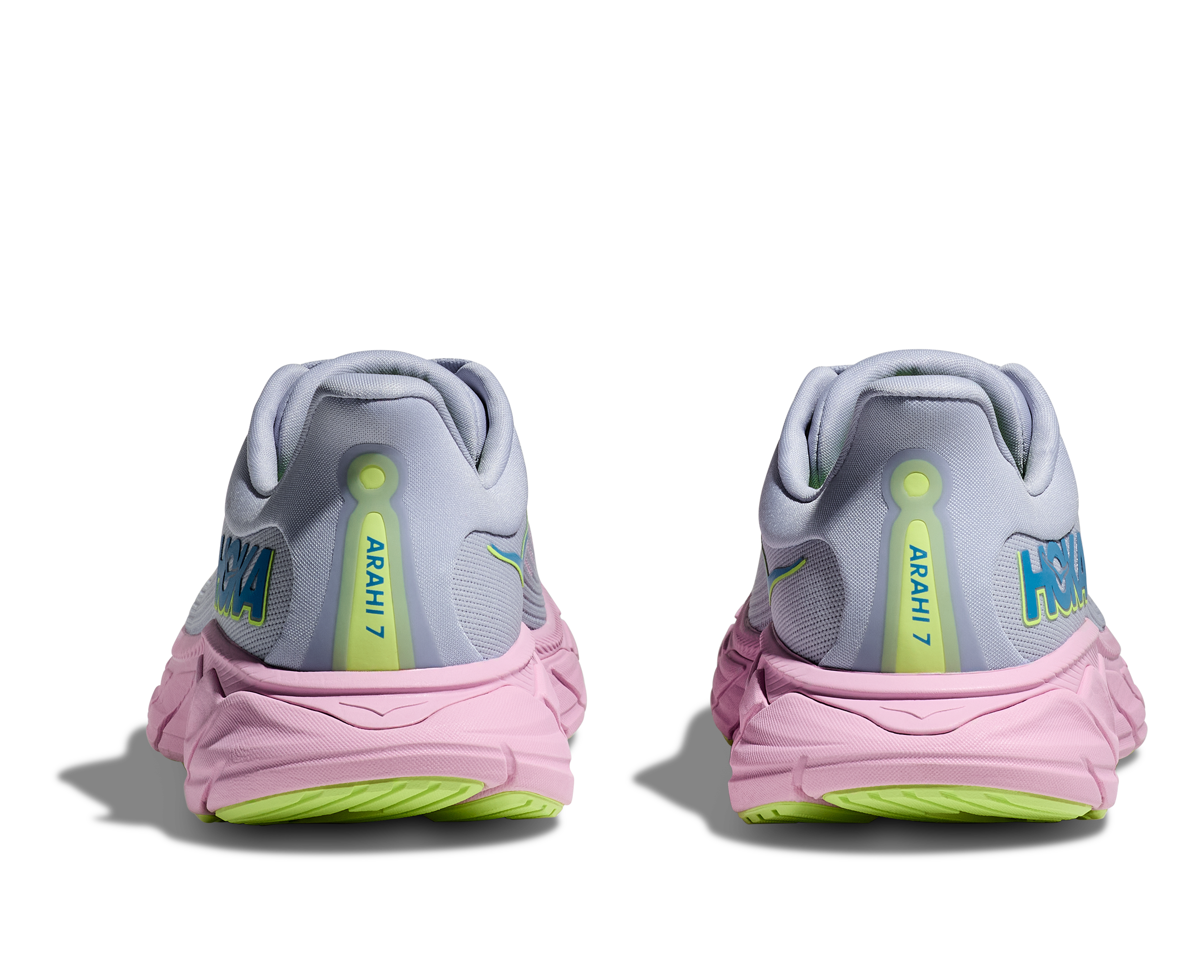 HOKA Women's Arahi 7 Running Shoes - GLP Gull/Pink Twilight - Stability & Cushion for Road Running, Walking & Everyday Wear
