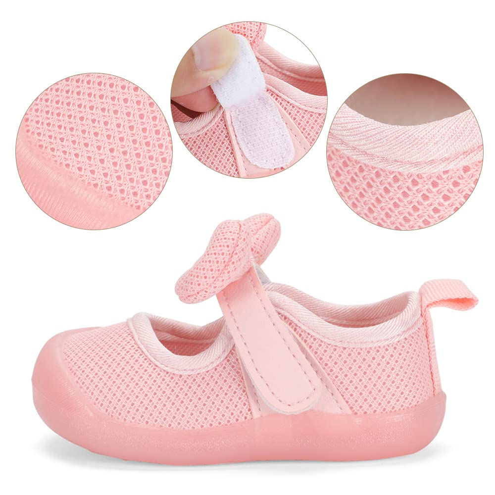 Baby Walking Shoes - Breathable Mesh Sneakers for Toddlers, Non-Slip Sole - Perfect for First Steps & Playtime