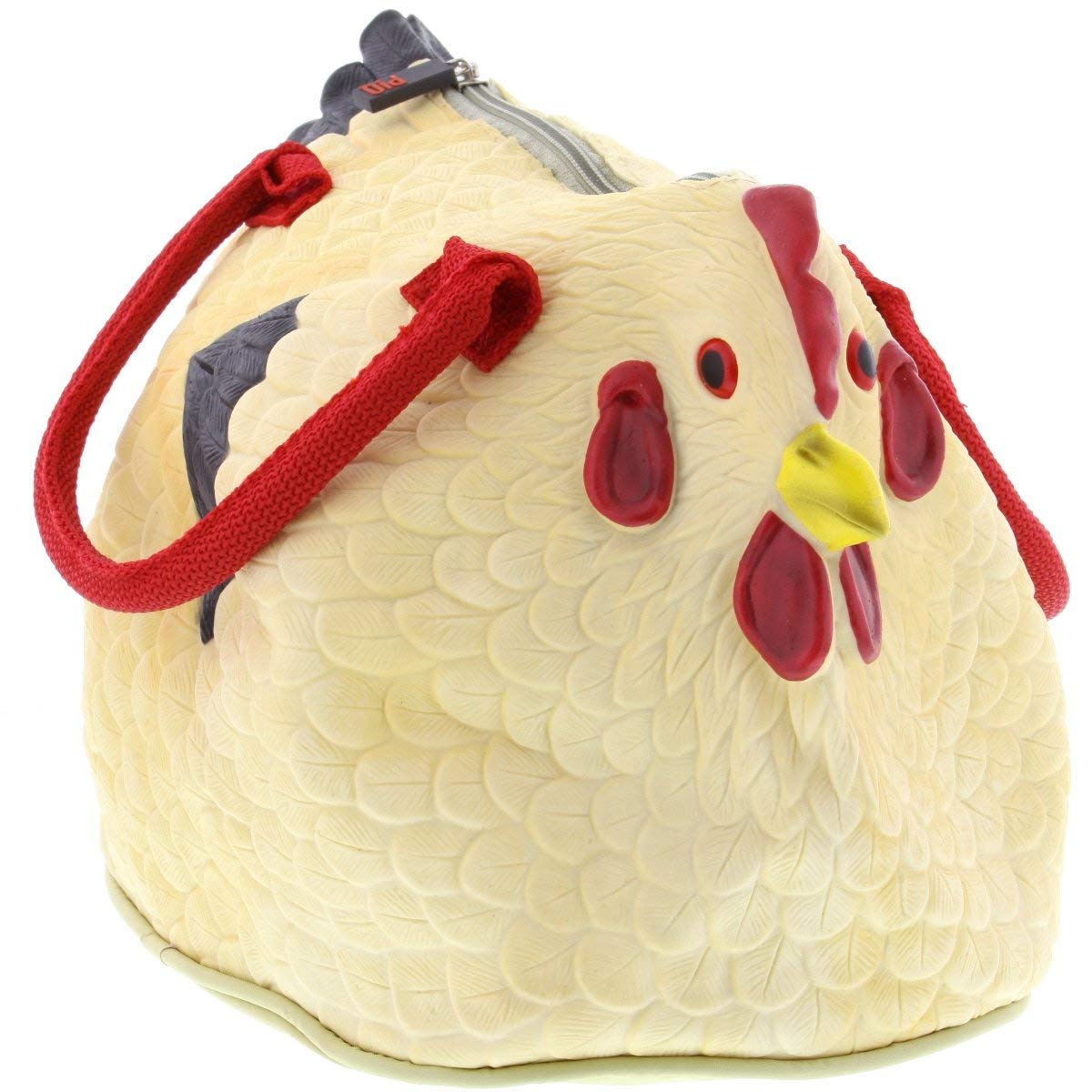 Funny Rubber Chicken Purse - Unique Hen Shaped Handbag for Women, Perfect for Halloween Costumes, Pranks & Comedy Shows
