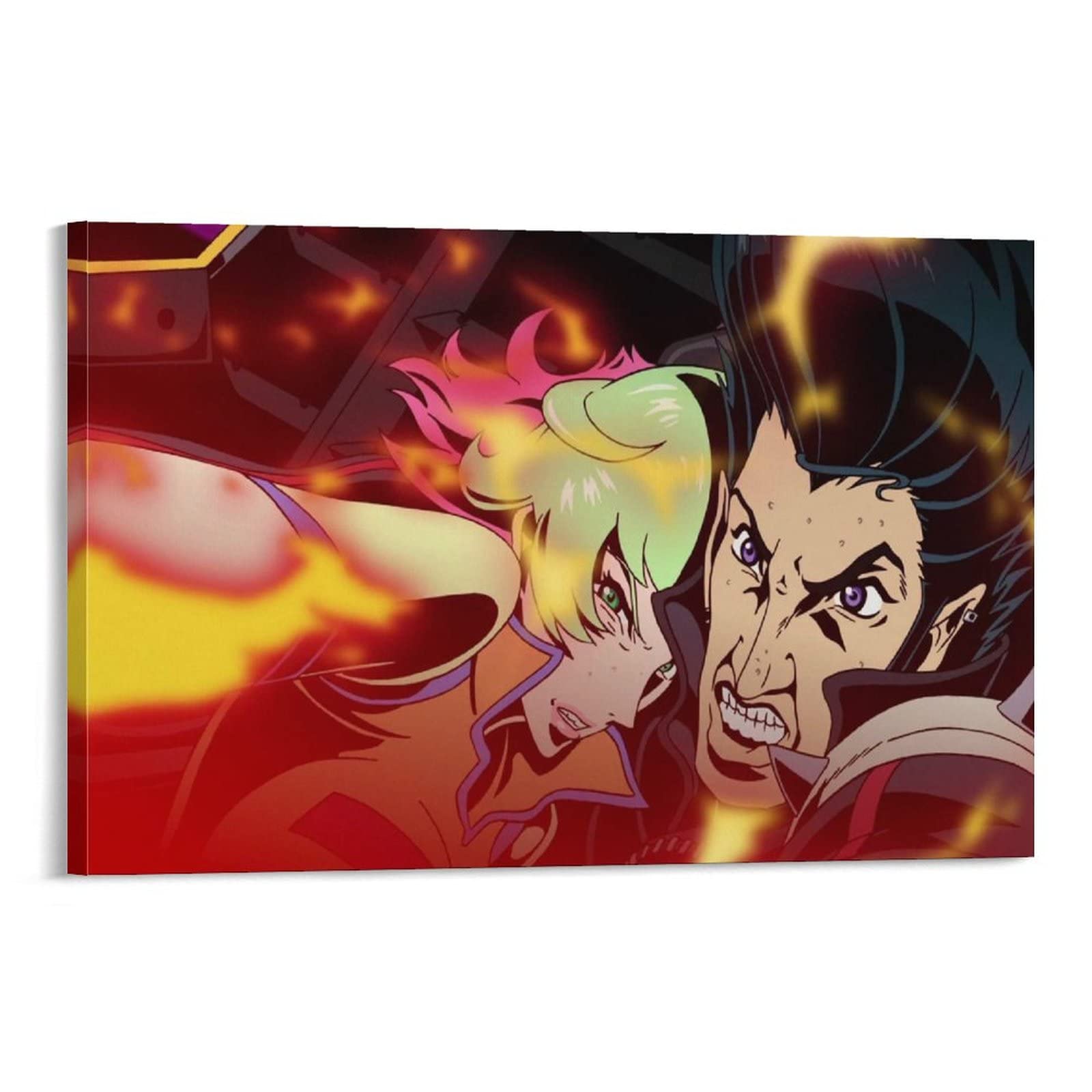 Anime Canvas Print Wall Art - Super Time Flick Oil Painting Poster 12x18 inch (30x45cm) - Perfect for Living Room, Bedroom & Office Decor