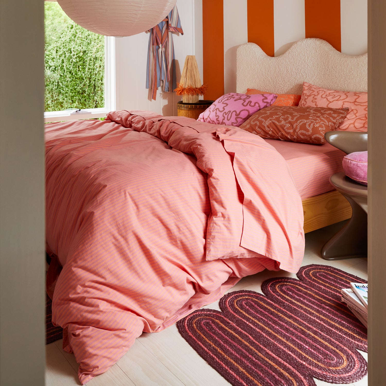 Premium Bundi Cotton Sheets - Soft & Breathable Bedding Set in Rosewater Pink - Perfect for Cozy Nights & Luxurious Bedroom Decor