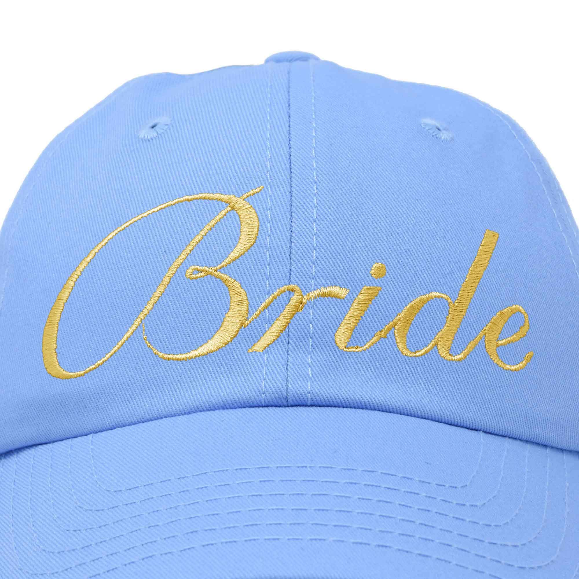 Bachelorette Party Bride Hats - DALIX Tribe Squad Baseball Cotton Caps for Wedding, Bridal Shower & Girls Night Out
