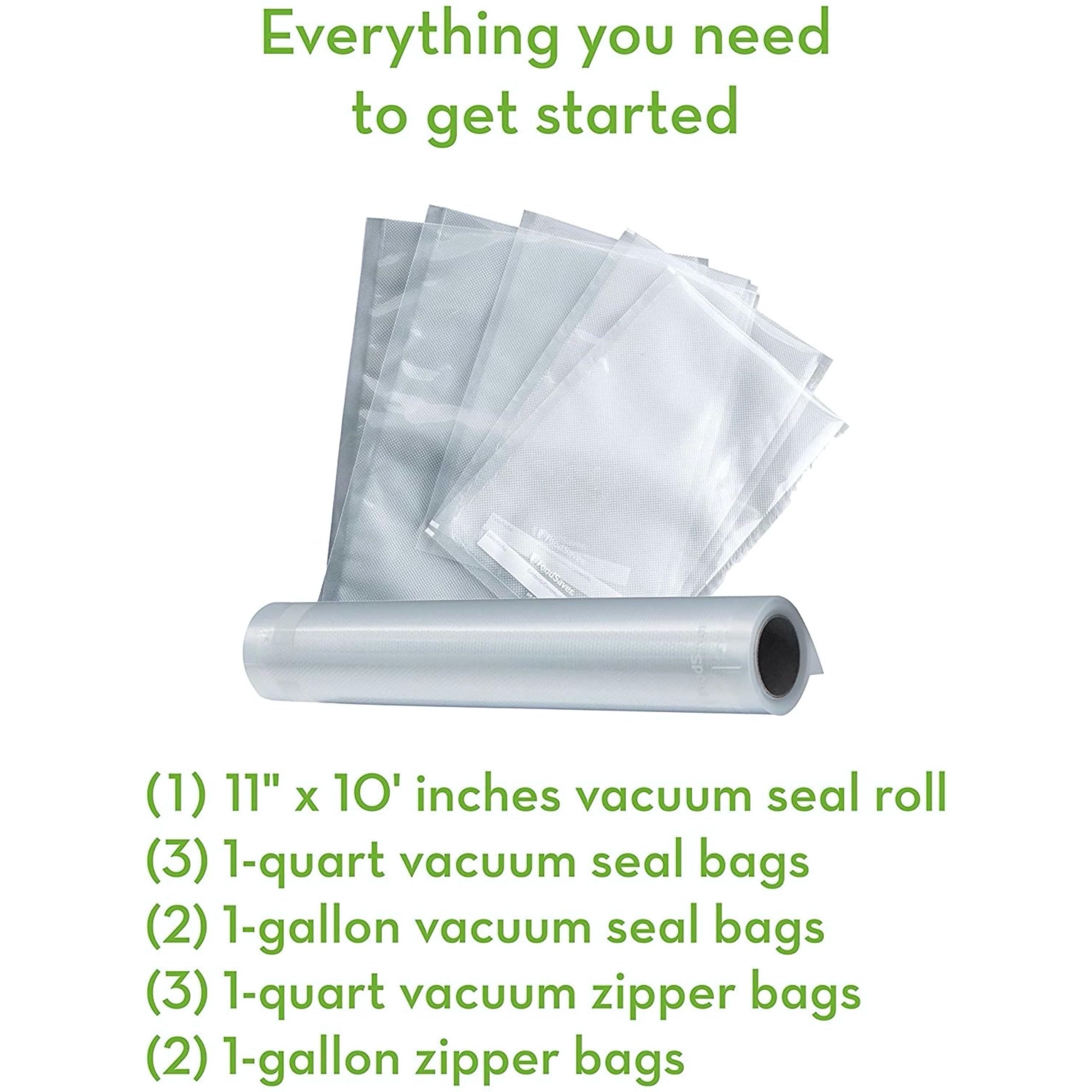FoodSaver V4400 2-in-1 Vacuum Sealer Machine with Automatic Bag Detection | Starter Kit Included | Perfect for Meal Prep, Sous Vide & Food Storage