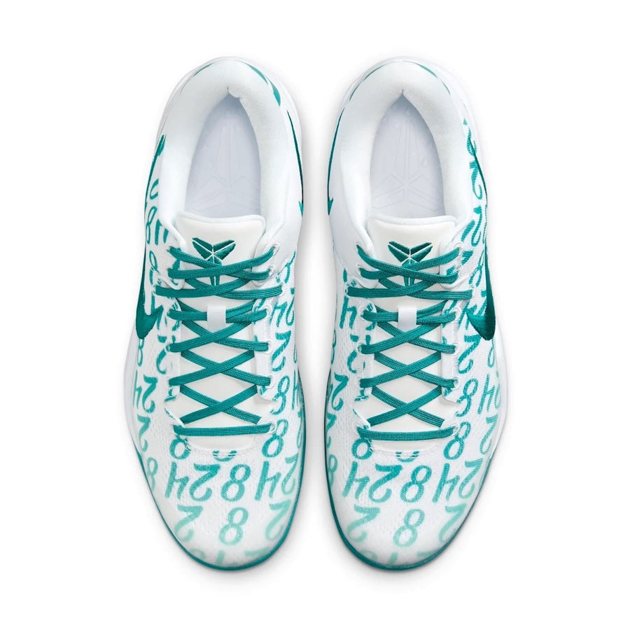Nike Kobe VIII Protro Radiant Emerald White Basketball Shoes - High-Performance Court Sneakers for Men - Perfect for Indoor & Outdoor Games, Training, and Streetwear Fashion