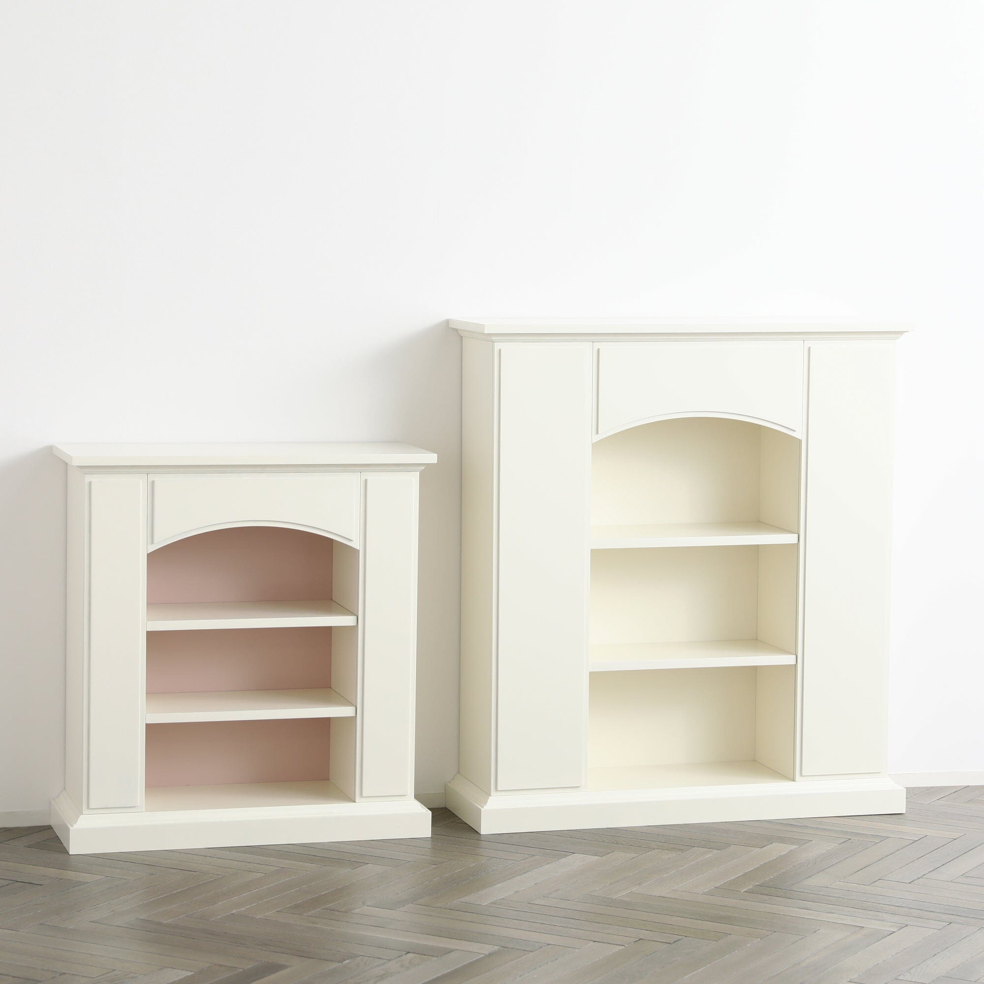 White Wooden Mantel Shelf 35.4