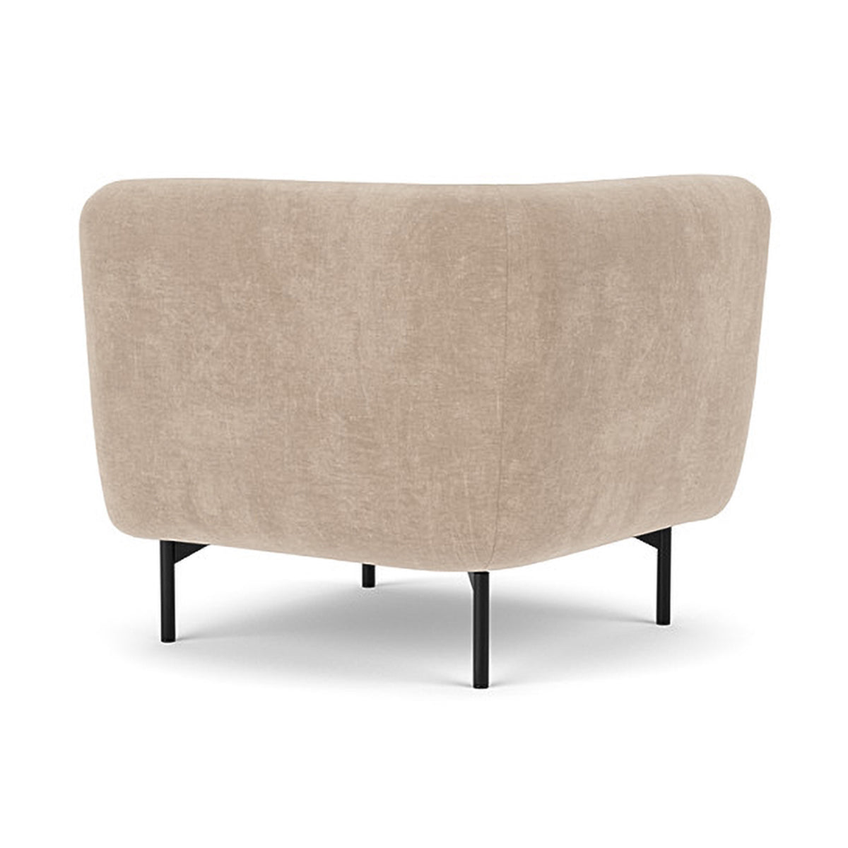 Alfred Fabric Right 1 Seater Modular Sofa - Modern Comfortable Single Chair for Living Room, Bedroom & Small Spaces
